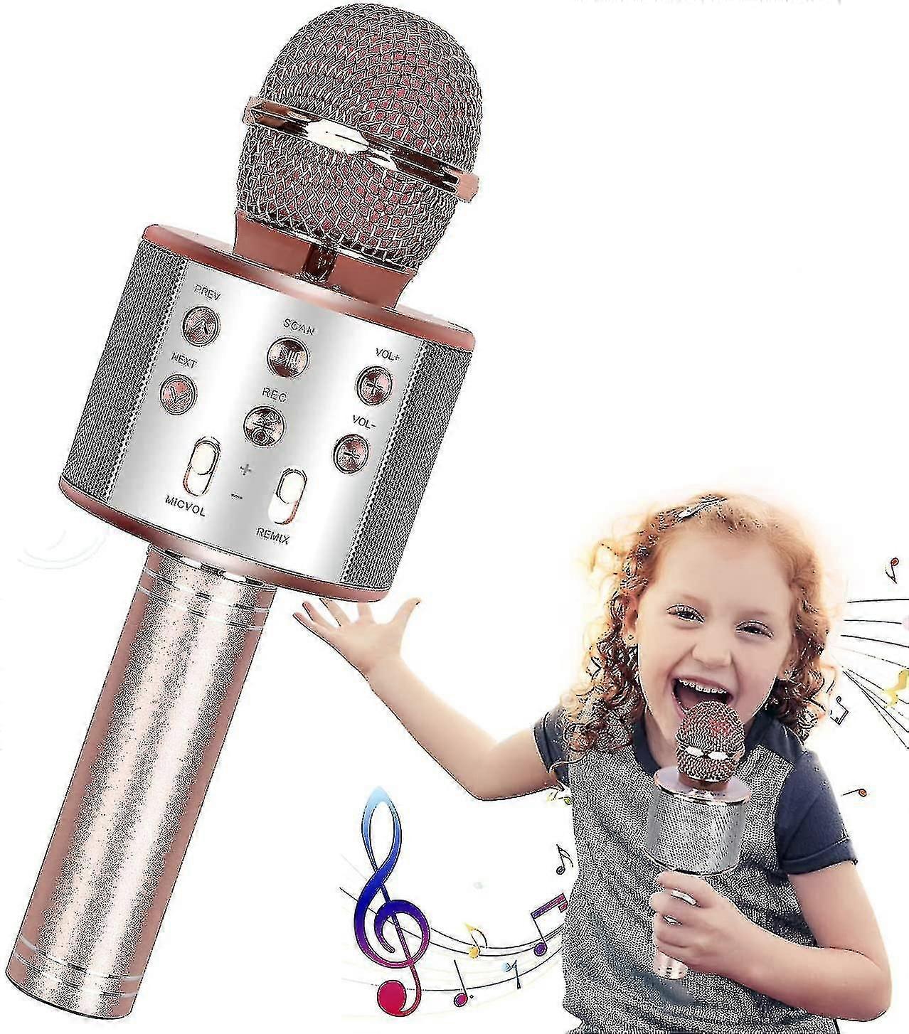 Microphone, Wireless Bluetooth Karaoke Microphone Children