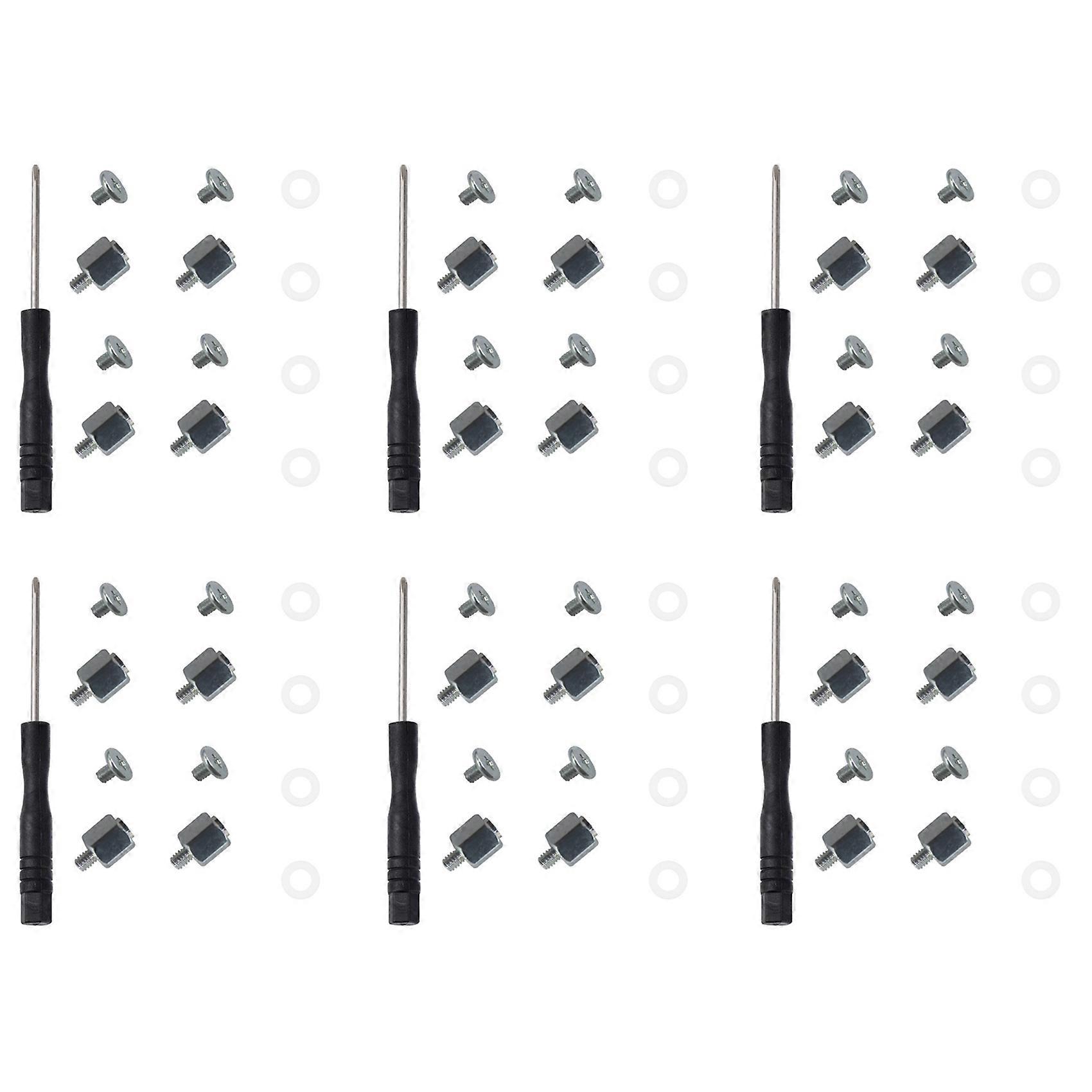 6Set M.2 SSD Screw Kit NGFF NVME SSD Standoff Mounting M.2 NGFF/NVMe Screw Set Stand Off Screw Hex Nut for A-SUS M.2 SSD