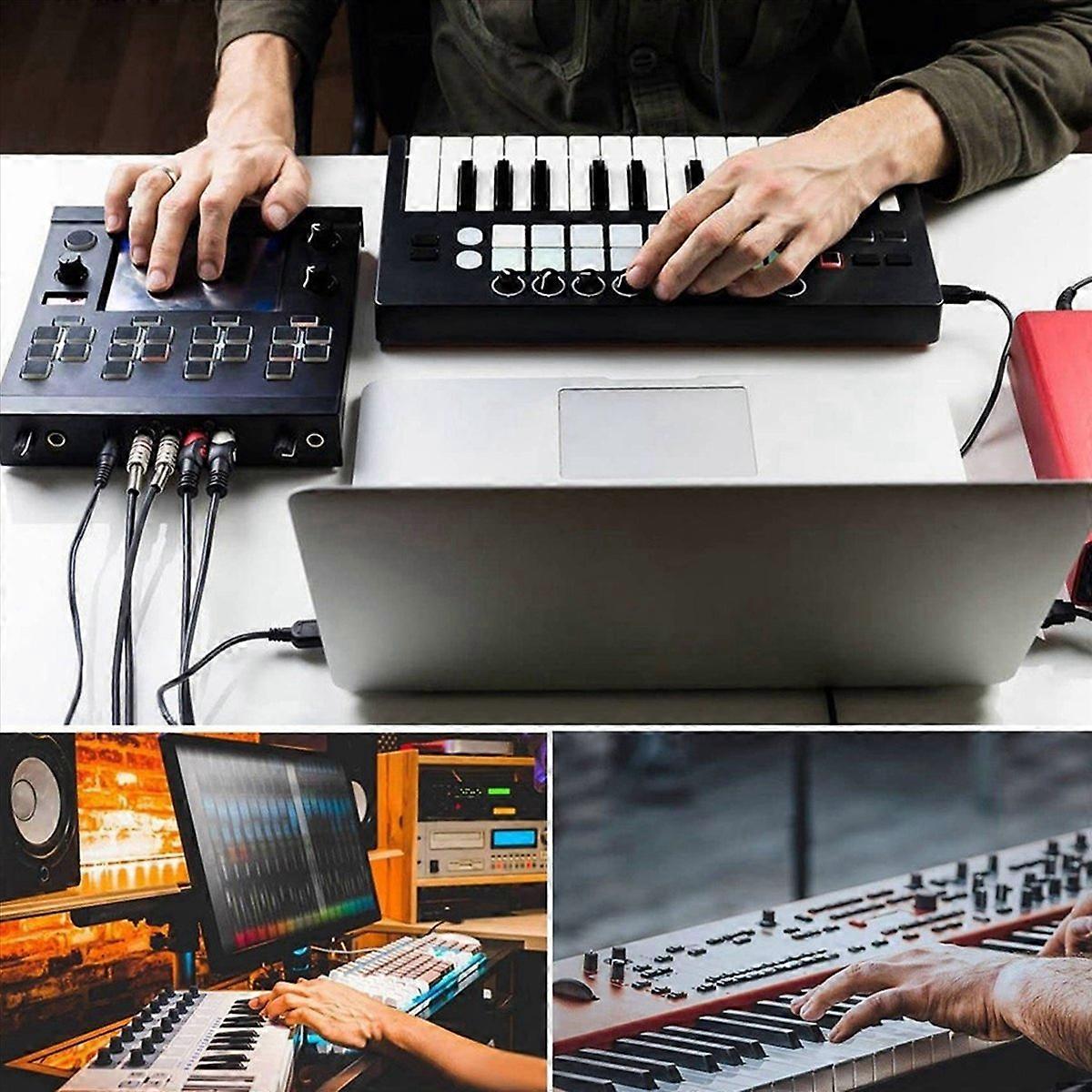 USB MIDI Cable Converter for PC to Piano Keyboard in Studio 6.5Ft