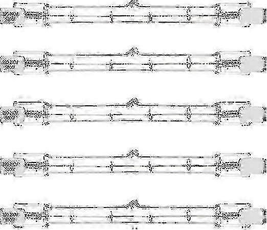 5pcs 500w R7s線形ハロゲン投光器J118 500wの二重端の保証ライト球根118mmの長さ