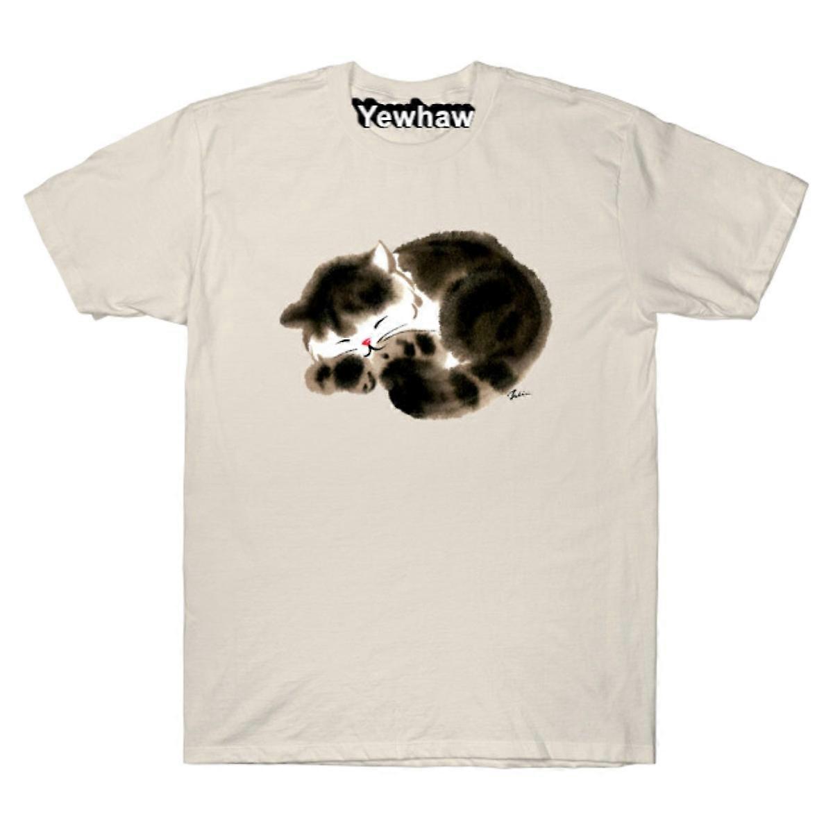 Fluffy sleeping cat T-shirt