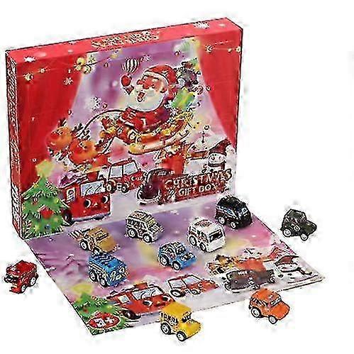 Advent Calendar for kids Gifts Toy Cars for 2-8 Year Old
