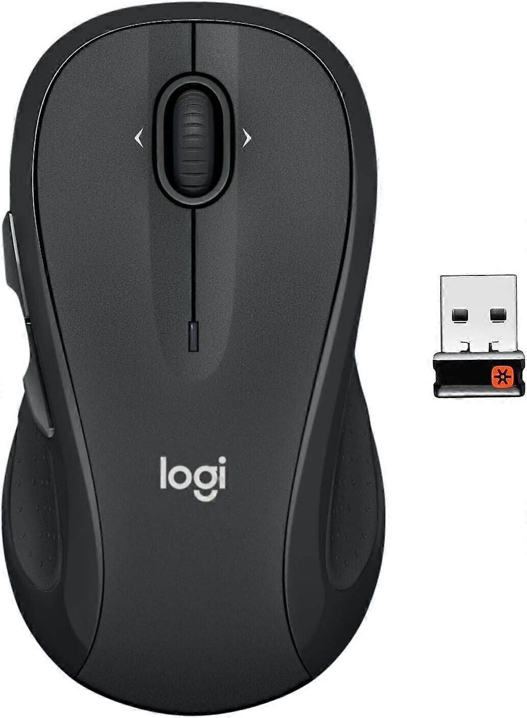 New compatible with Logitech M510 Wireless Laser Mouse for PC/MAC with Unifying Receiver - Gray