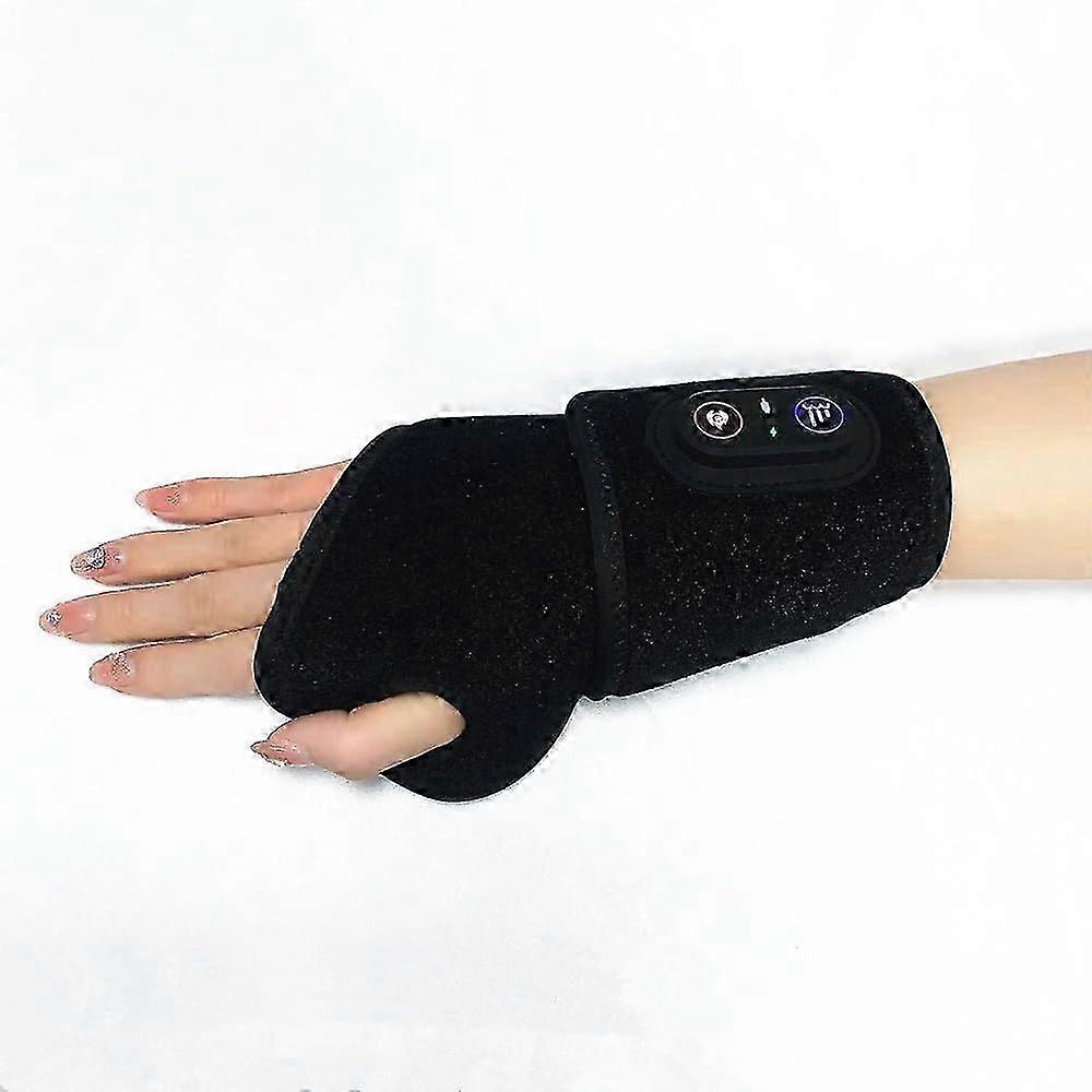 Infrared Therapy Wrist Strap With 48 Led Chips-Adjustable Heat Vibration Ergonomic Design Rechargeable For Pain Relief And Muscle Recovery_jings