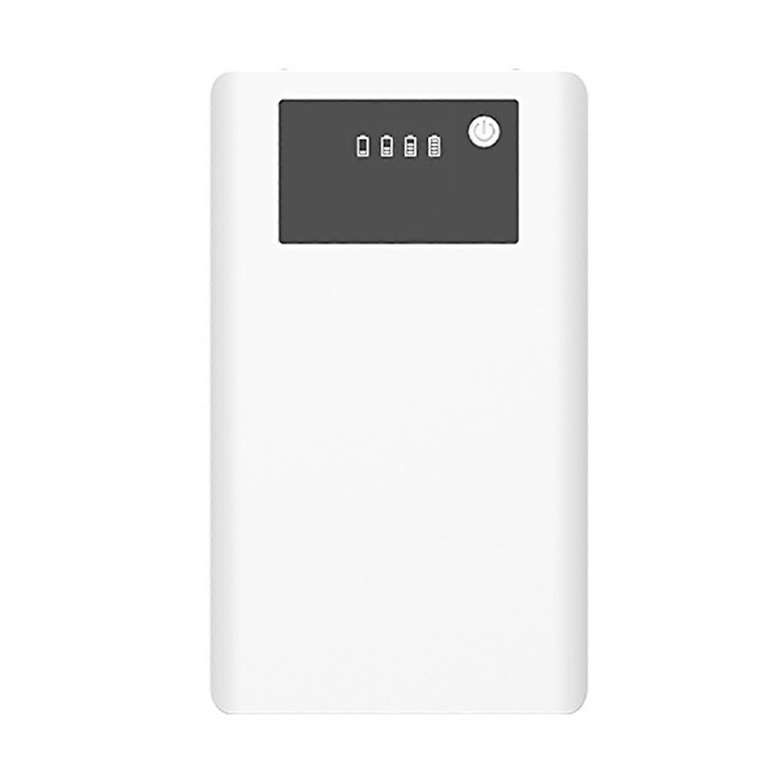 6 Section Detachable 18650 Battery Storage Box Set Portable Charging Case Easy Assembly ABS Texture for Battery Repair  White