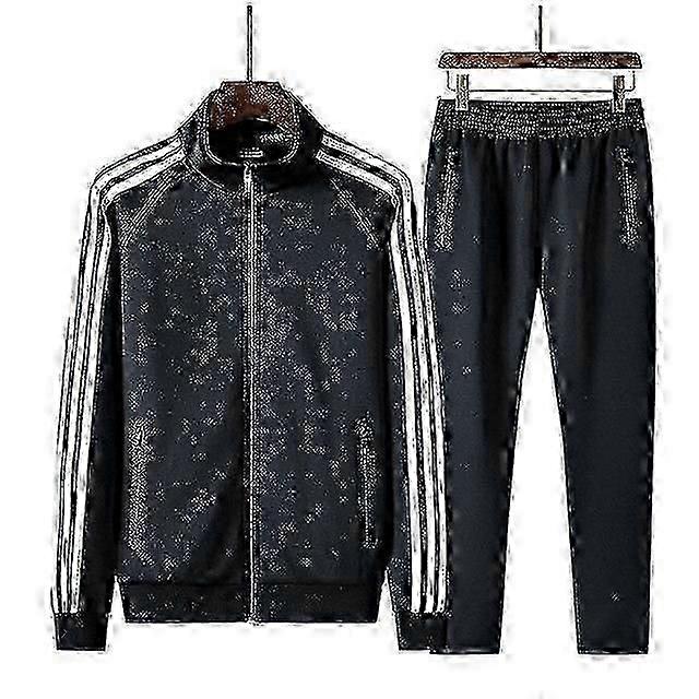 ملابس رياضية رجالية رجالية رياضية بحجم كبير 8xl مجموعة من قطعتين