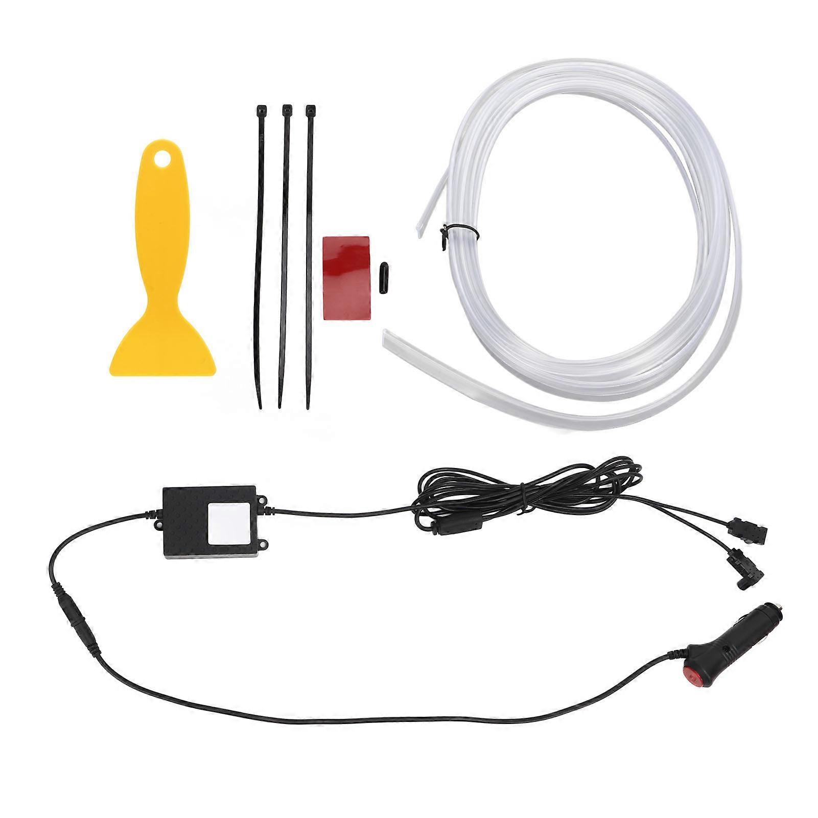 Color-changing LED strips for Tesla Model Y dashboard