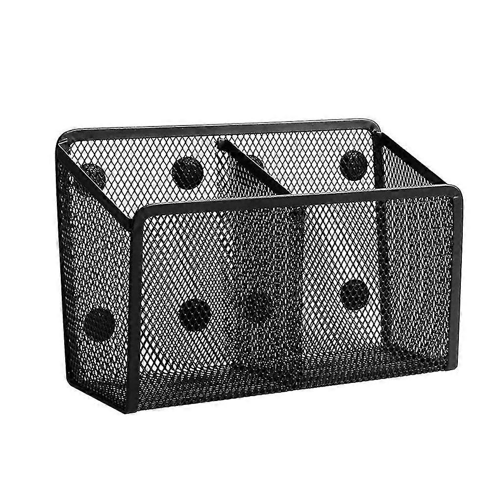 Office Desk Organizer With 2 Compartments Drawer  The Mesh Collection Black