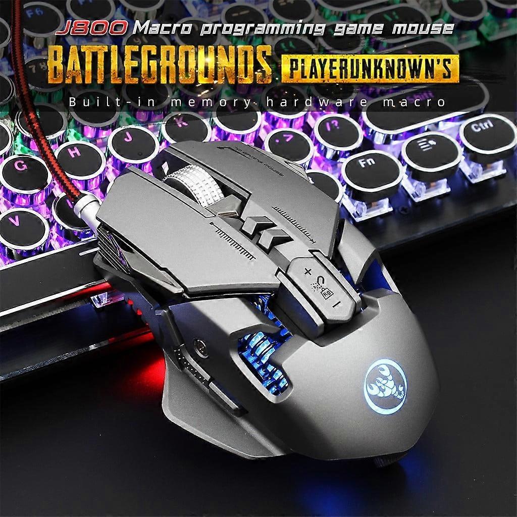 Mechanical Define the game USB Wired 6400DPI Gaming Mouse Mice for PC, Mouse
