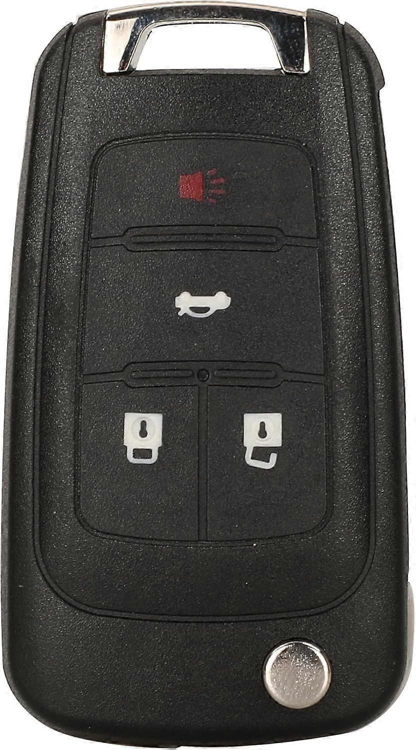 Flip Folding Remote Car Key Shell for Chevrolet Cruze Epica Lova Camaro Impala 4 5 Button HU100 Blade (4 Button)