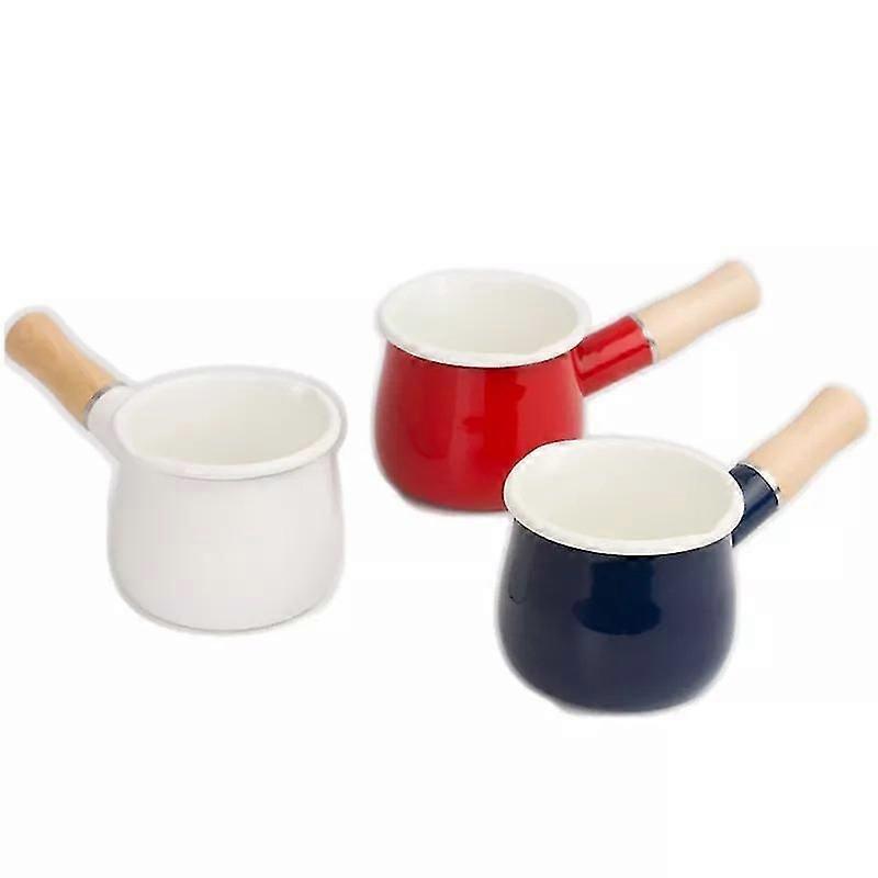 Pot de lait émaillé Mini beurre Pot de lait chaud Pot de sauce émaillée Pot