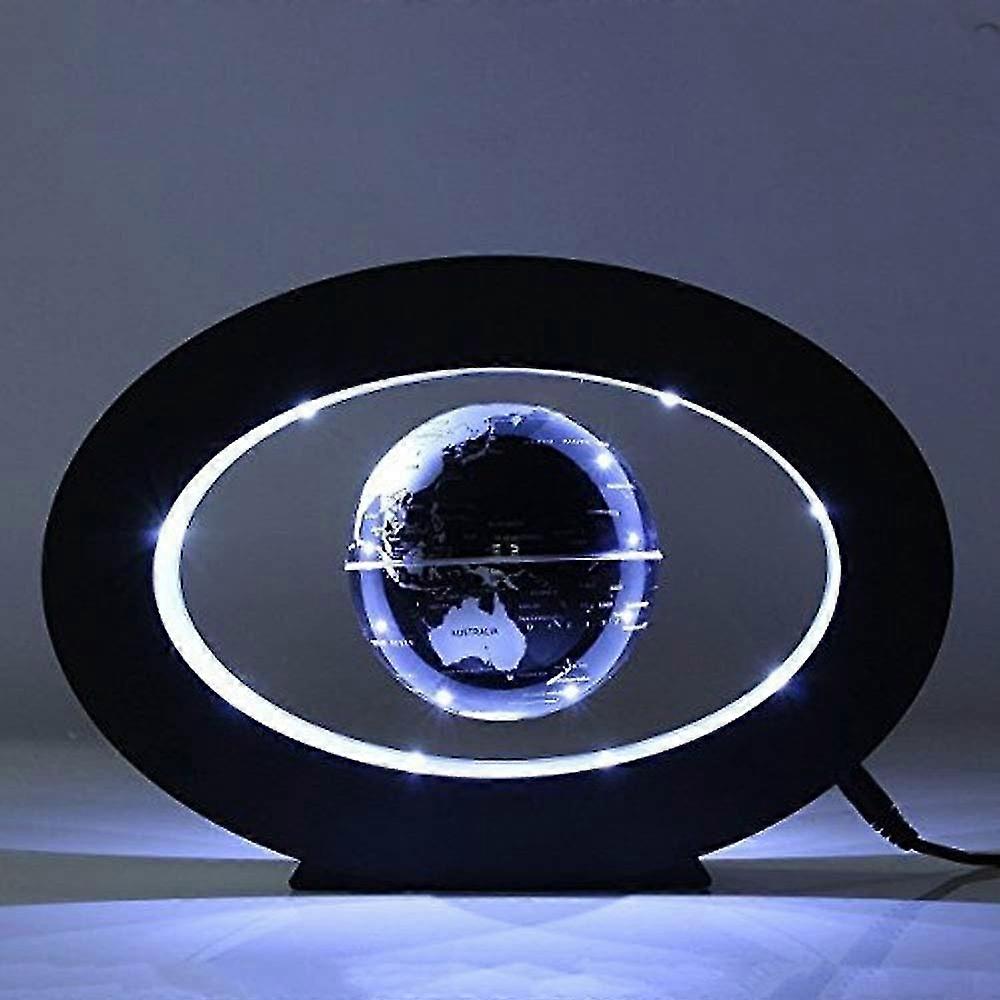 Floating Desk Levitating Globes Levitation Floating Globe Magnetic World Map Led Night Light, Eu Plug