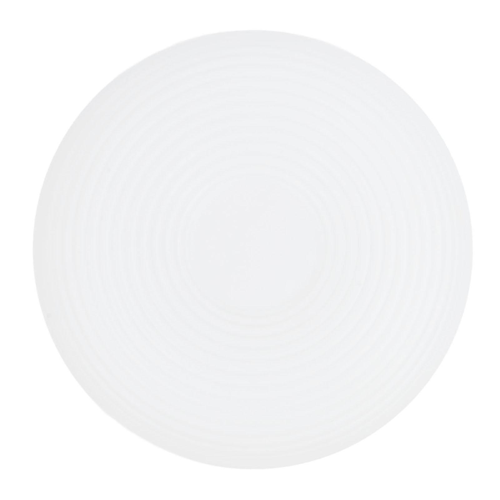 LED Flush Mount Ceiling Light Round Ceiling Lamp Creamy White Threaded Shape Lampshade for Living