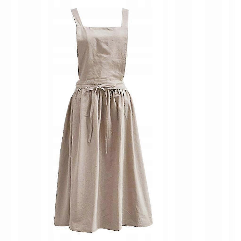 White Apron Bib 1 Pc.