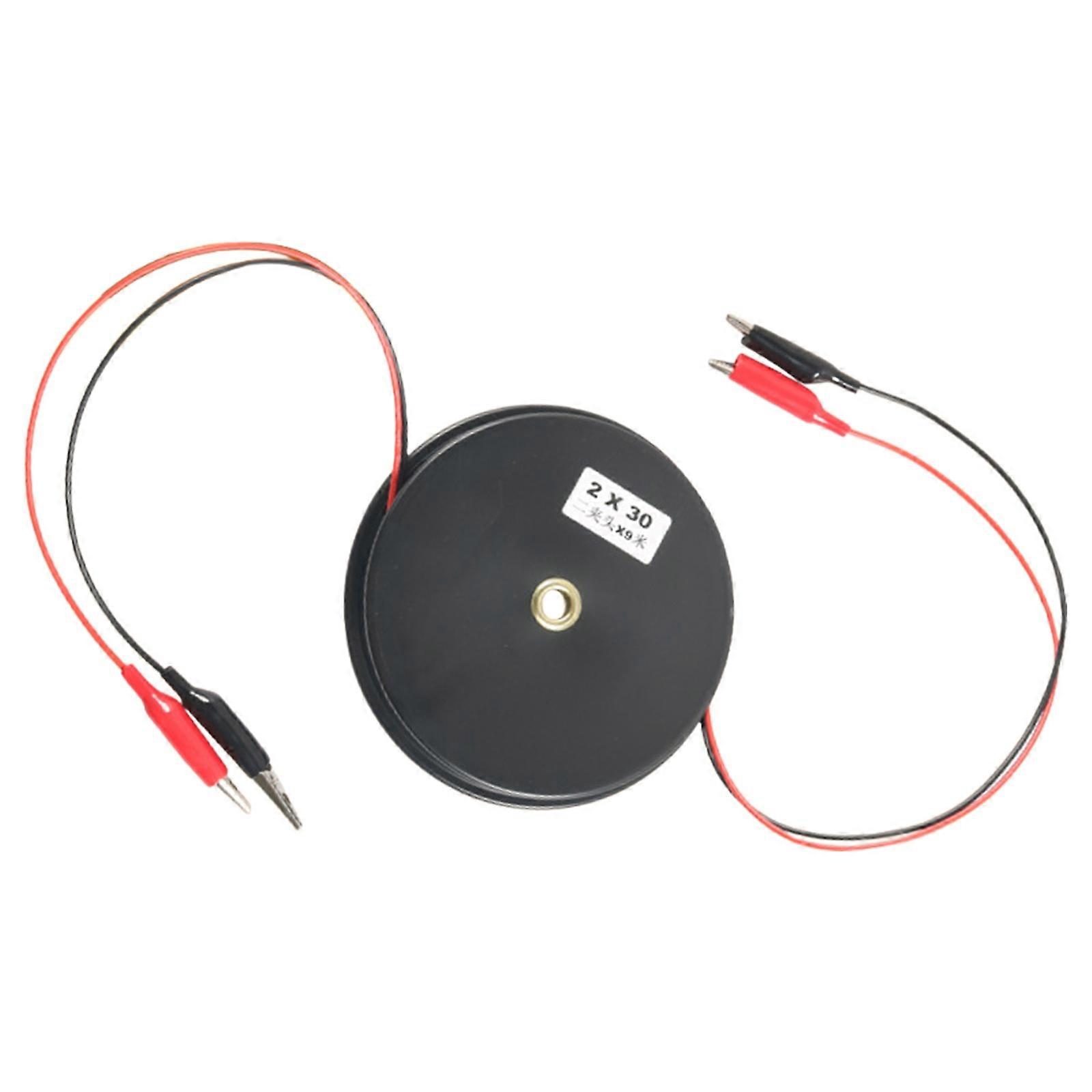 Test Line Retractable Design Car Marine Electrical Troubleshooting Tool 18 Gauge Wire with Alligator Clip Multicolor