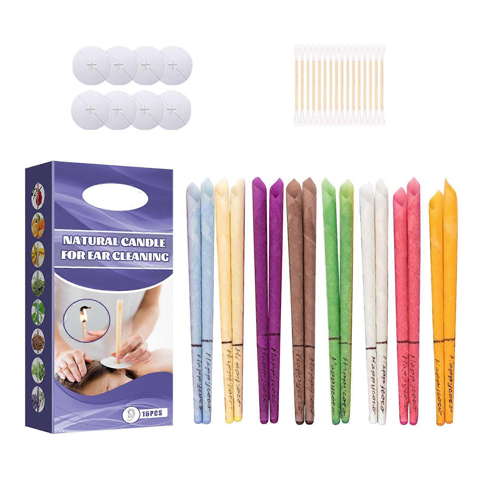 Natural Beekeeping Ear Waxlights Multiple Color Set For Gentle Safe Ear Retirement Home Family Use Multicolor
