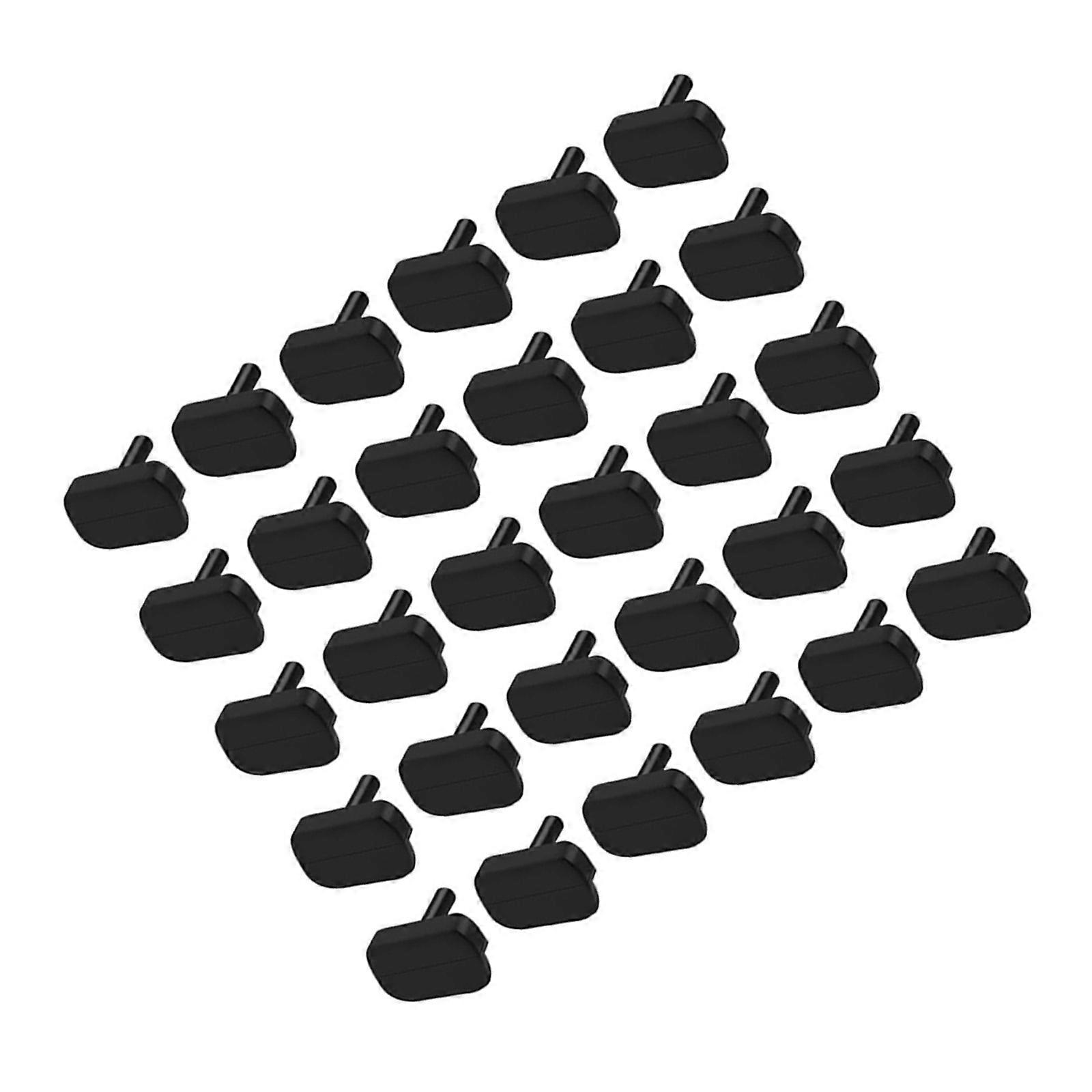 Set of 30 Silicone Drying Rack Pads Dishwasher Safe Kitchen Tool Set Air Fryer Silicone Buffer Corners for GAF856 GAF566 Multicolor