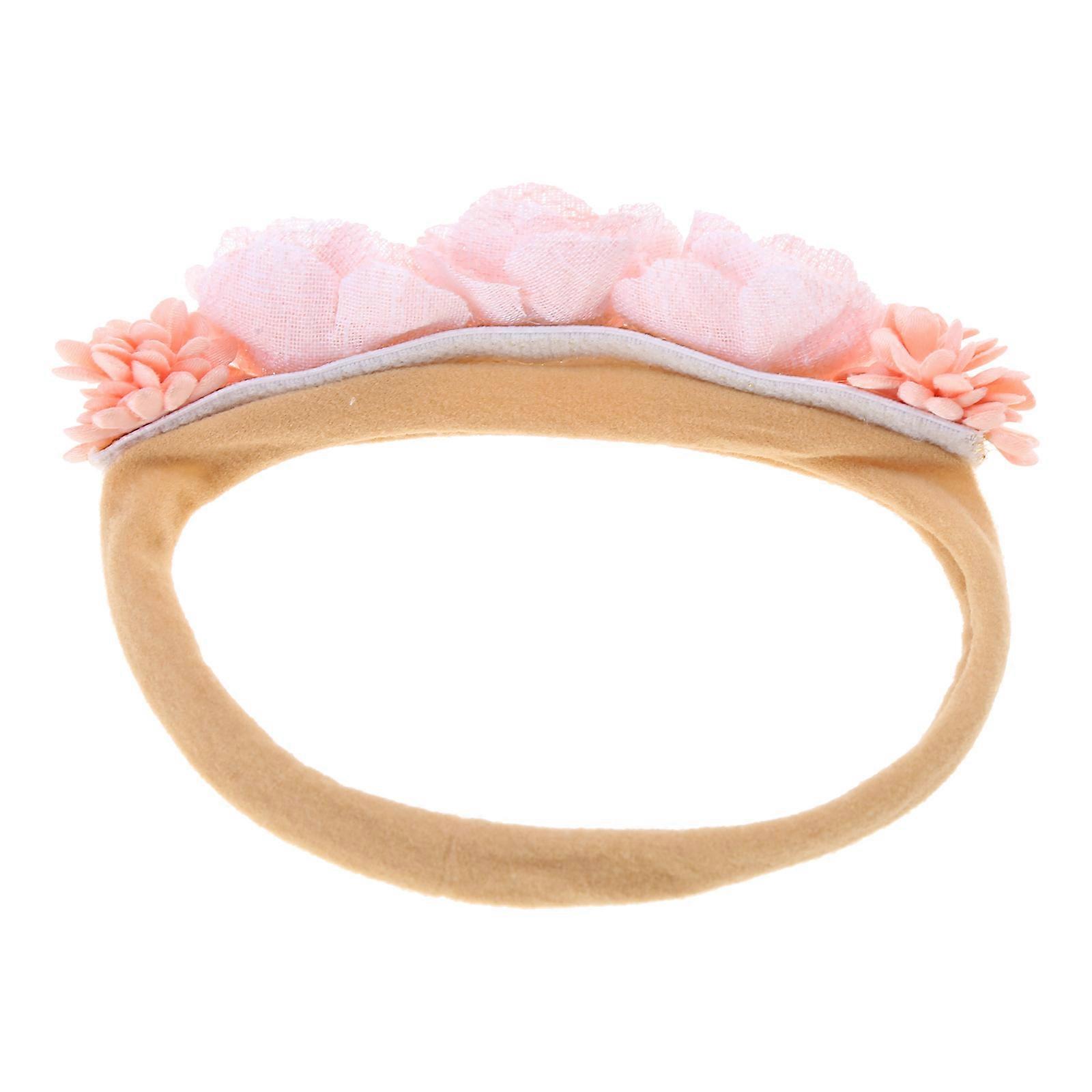 Gorgeous Baby Flower and Pearls Headwear  Cloth Headwear for Stunning Photography Event  Excellent  for Newborns & Infants Multicolor