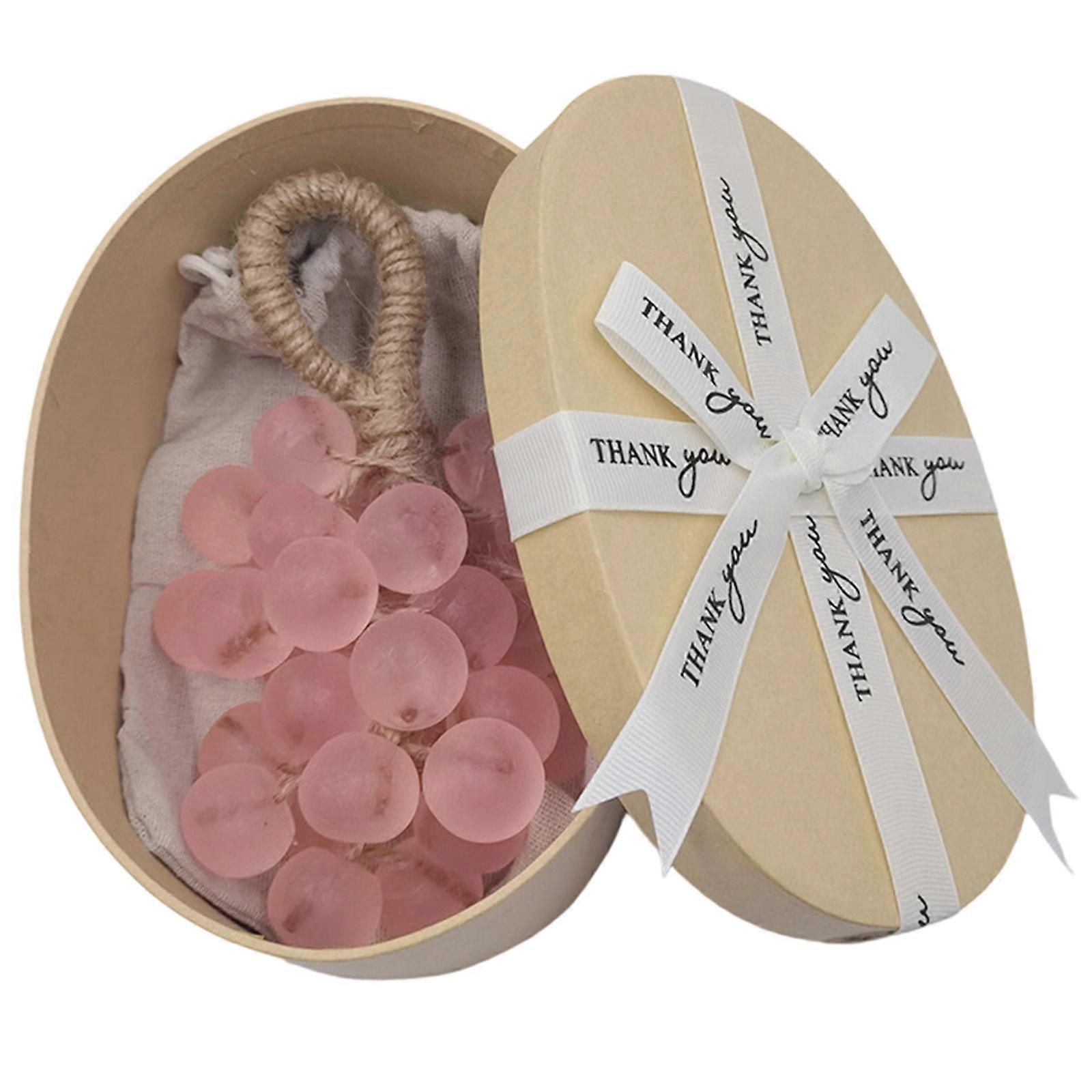 Elegant Grape Molded Cleansing Soap Gentlely Exfoliation Hydrating Properties Spa Experience Sustainable Living Choice Multicolor