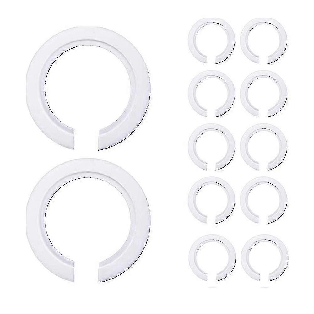 12pcs Lamp Shade Adapter Rings - E27 to E14 Hole Converter for Bulb Fitting