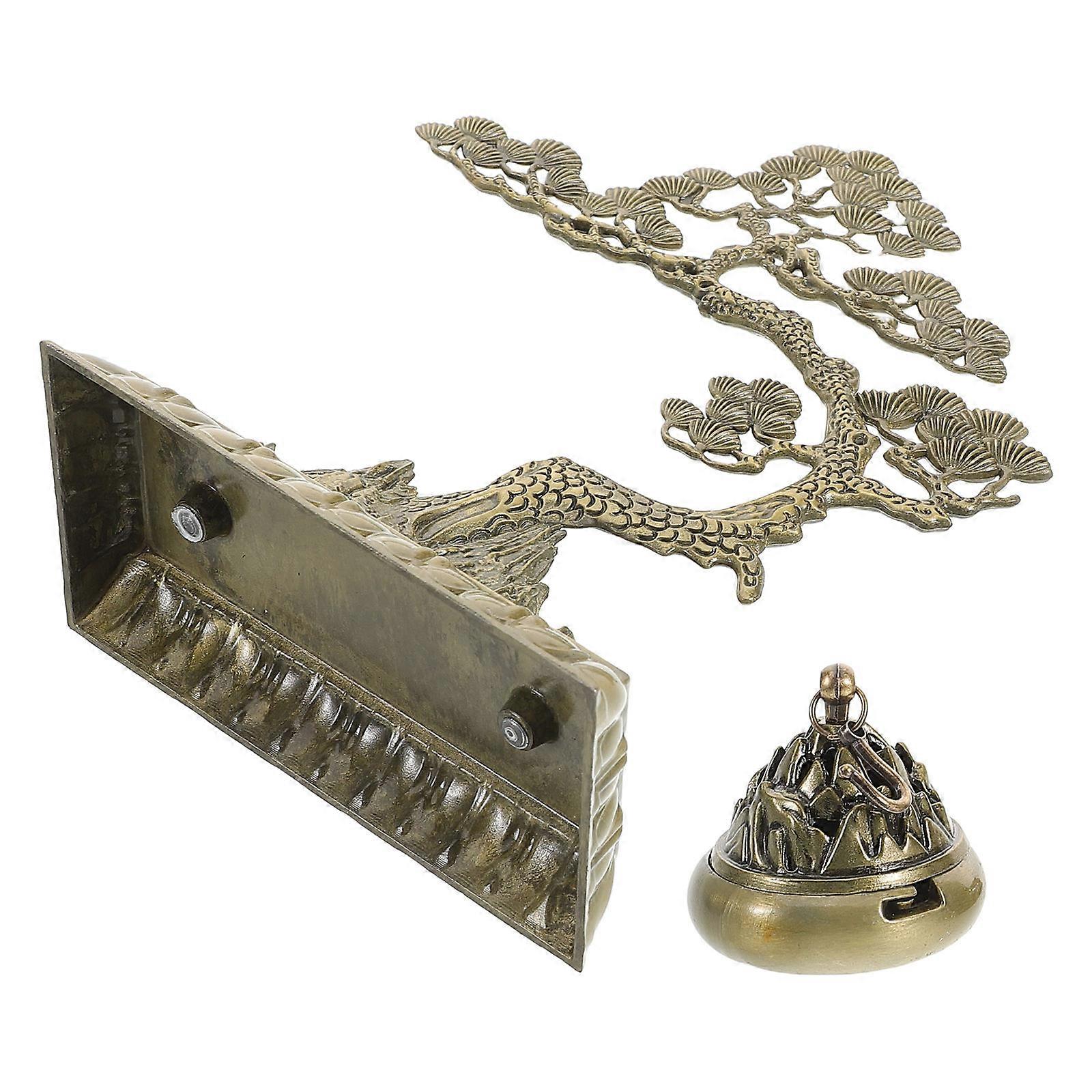 Chinese Style Coffee Hanging Incense Burner for Aromatic Back Flow Use