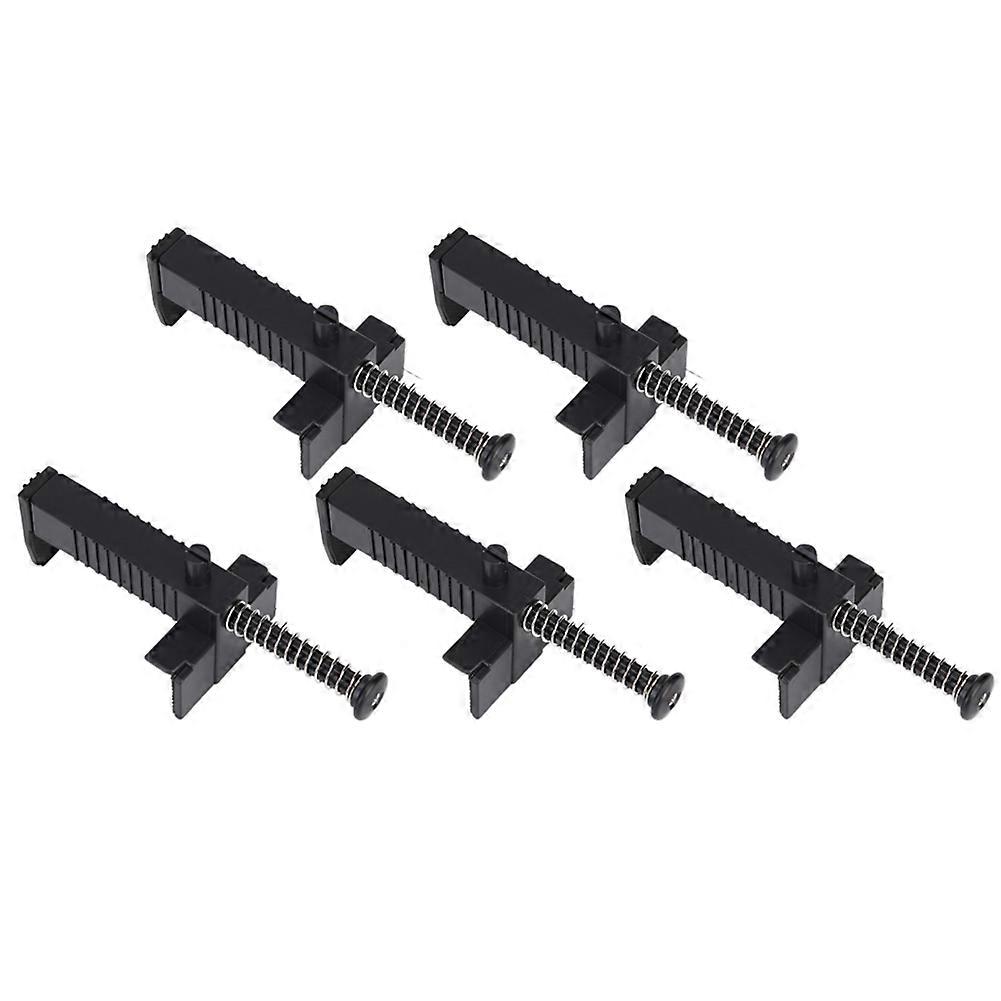 Bricklaying Wire Drawer Brick Leveling Line Runner Puller for Construction Building Fixer Measuring Tools Black 5PCS