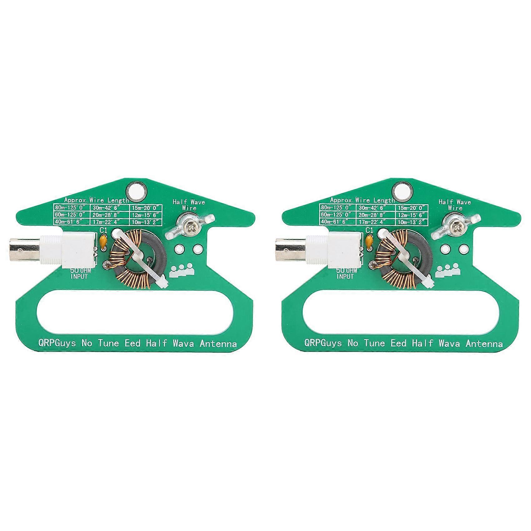 2X No Tune End Fed Half Wave Antenna Module Antenna No Tune Half Wave Portable Assembly 50Ohms Impedance Component