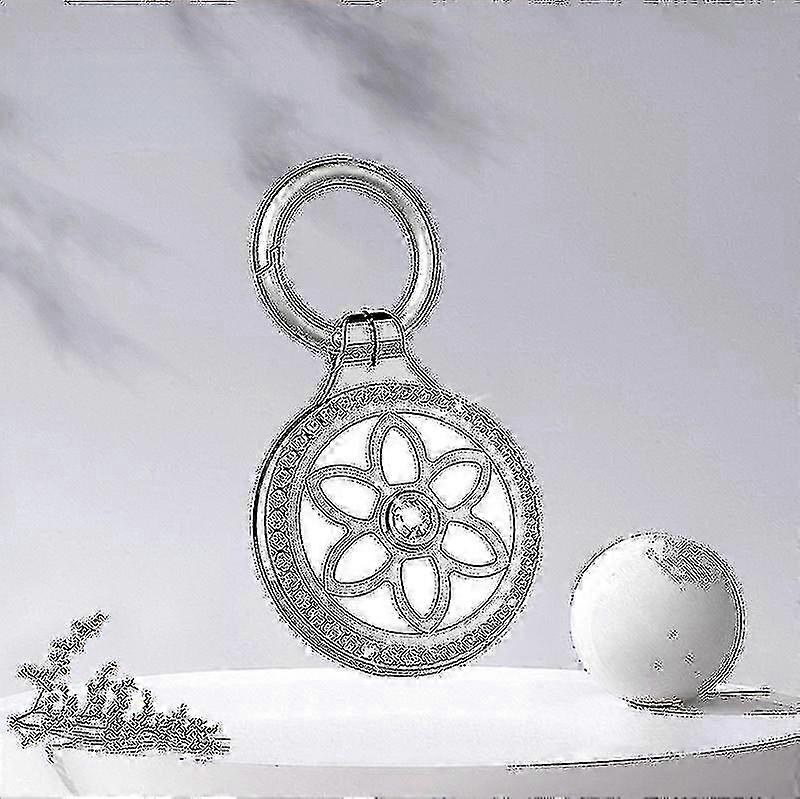 e Airtag Keychain, Metal Protective Case For Airtag With Key Ring Glitter For Dog, Cat, Kids, Keys, Wallet