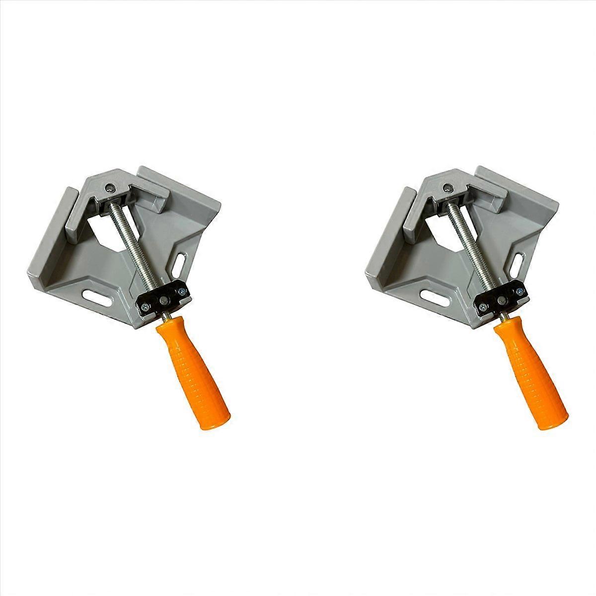 2X 90 Degree Angle Clamp Quick Fixed Fish Tank Glass Woodworking Picture Frame Clamp Multi-Function