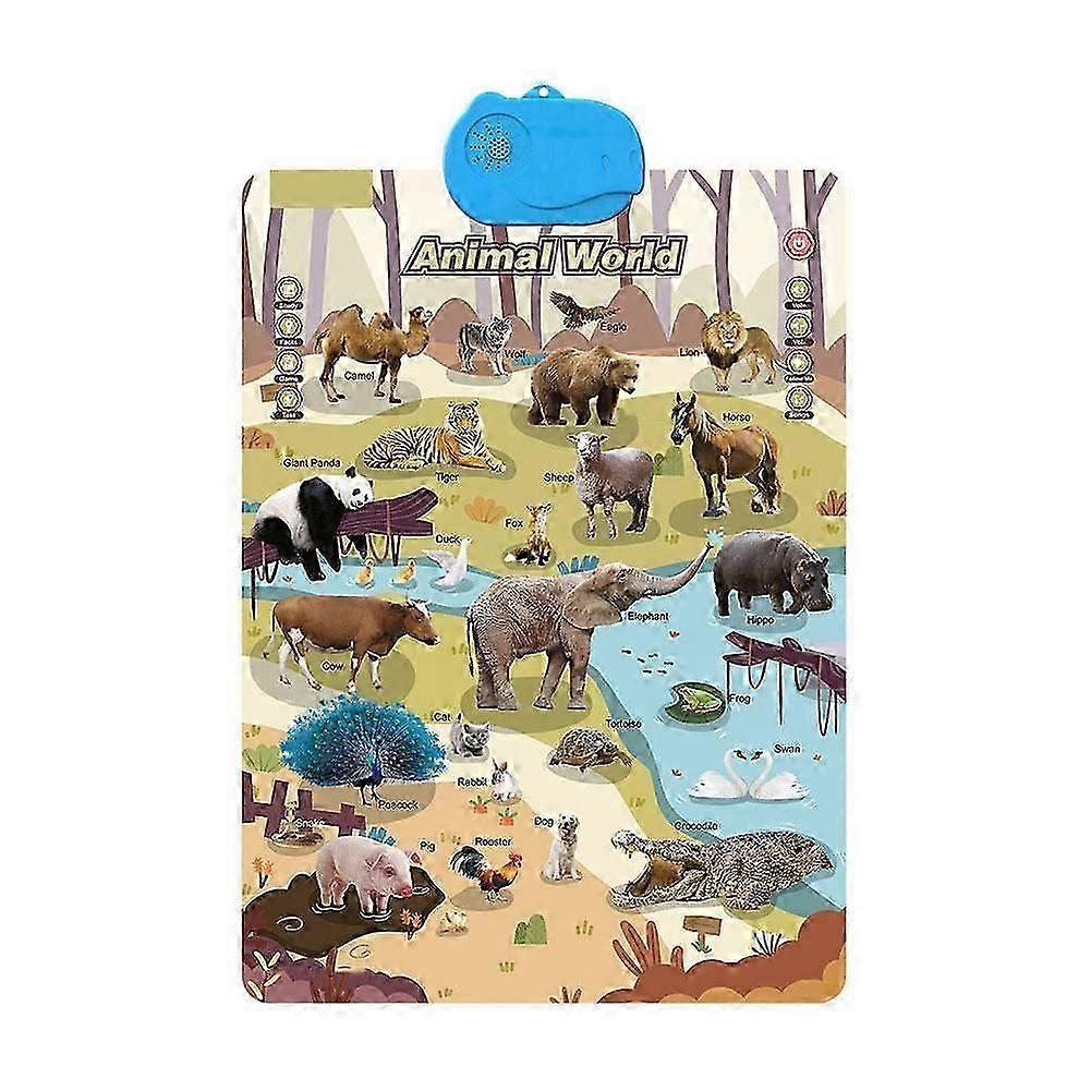 Talkings Wall Chart for Kids Interactive Educational Alphabets Toy