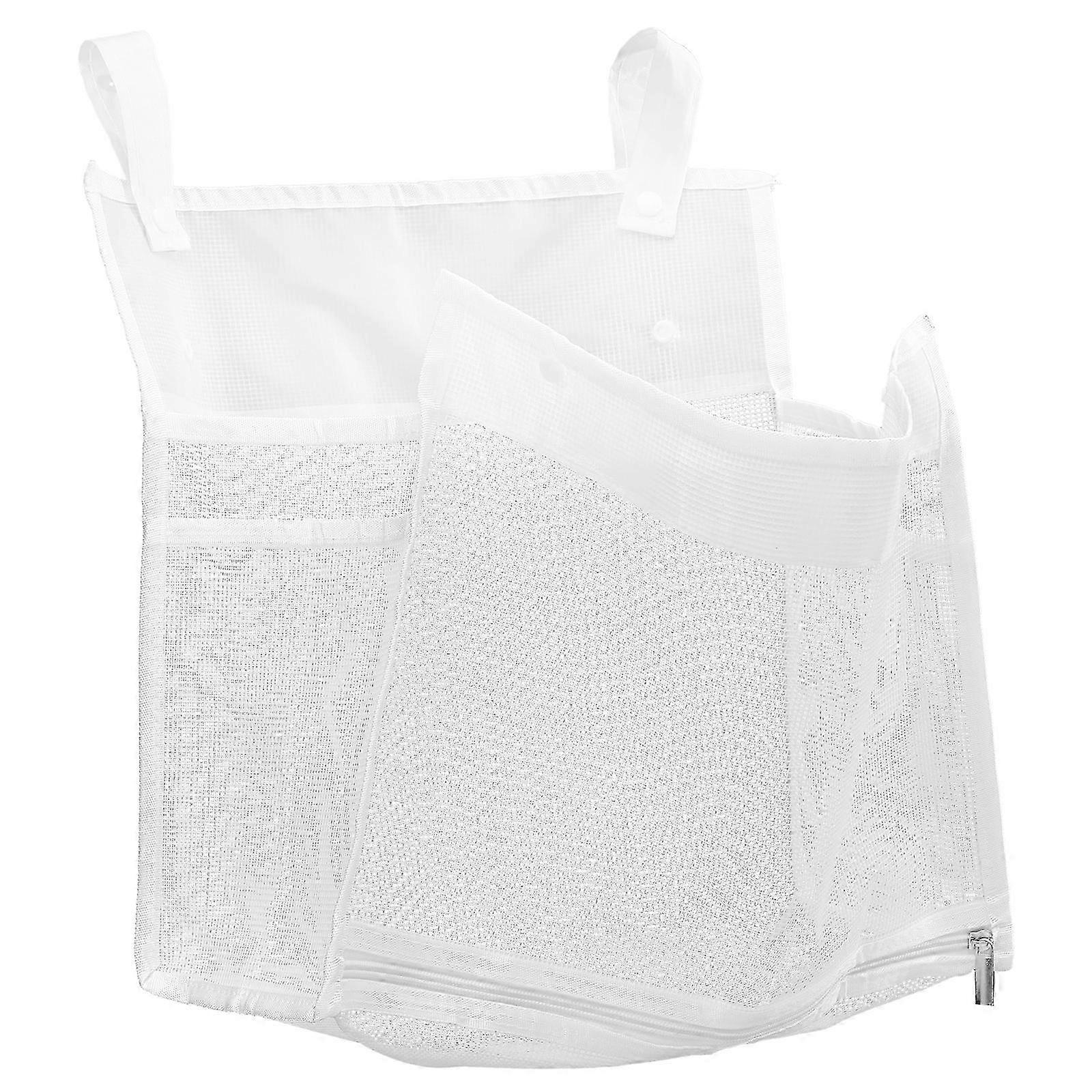 Zipper Design Bathroom Storage Pouch Hanging Storage Container Bathing Toy Storage Bag