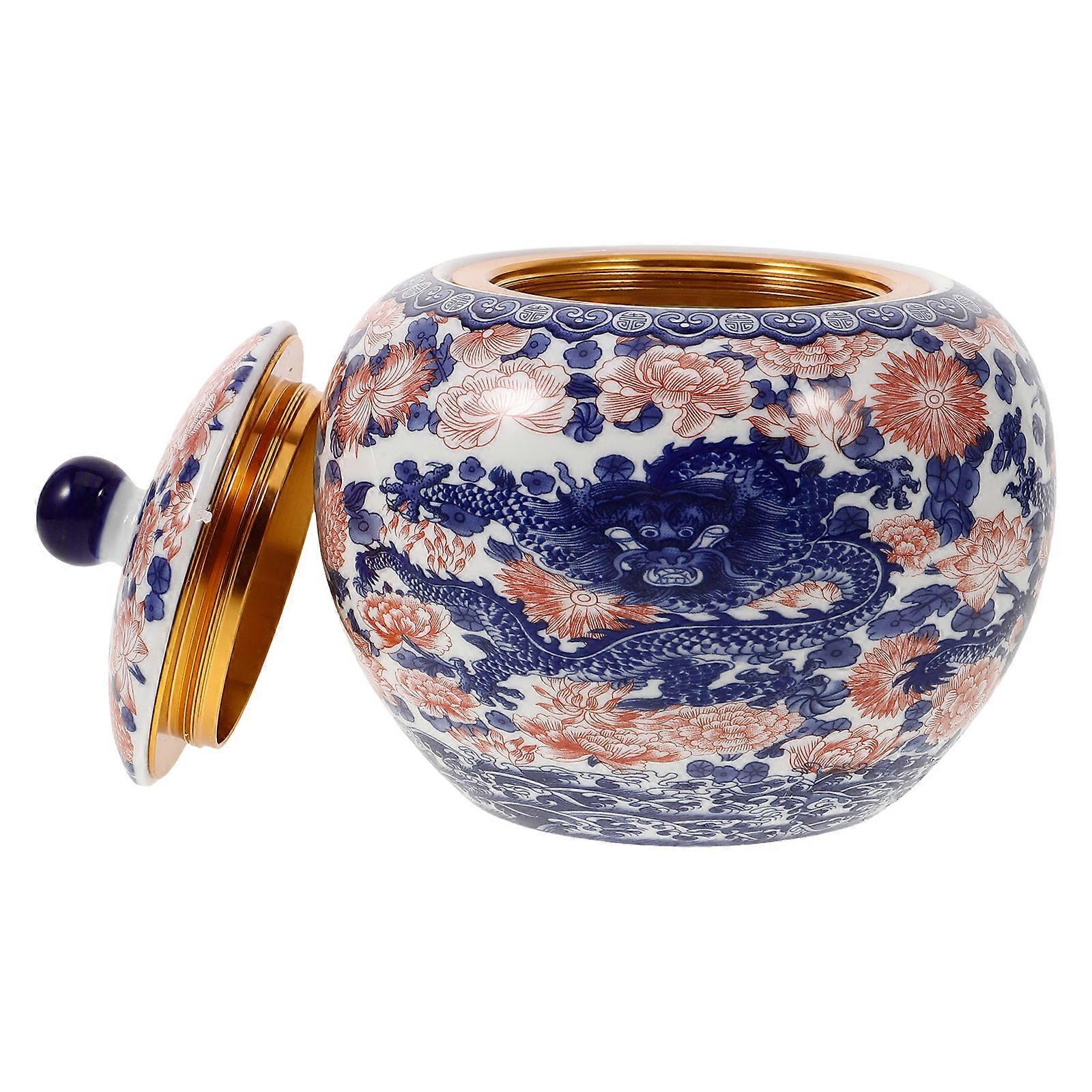 Assorted Color Ceramic Tea Canister for Multi-Purpose Storage Use