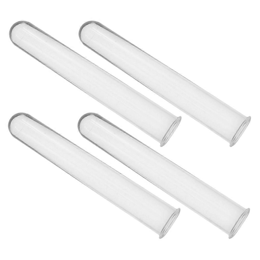 Hydroponic Flower Tubes Plastic Test Tubes for Decoration 4Pcs