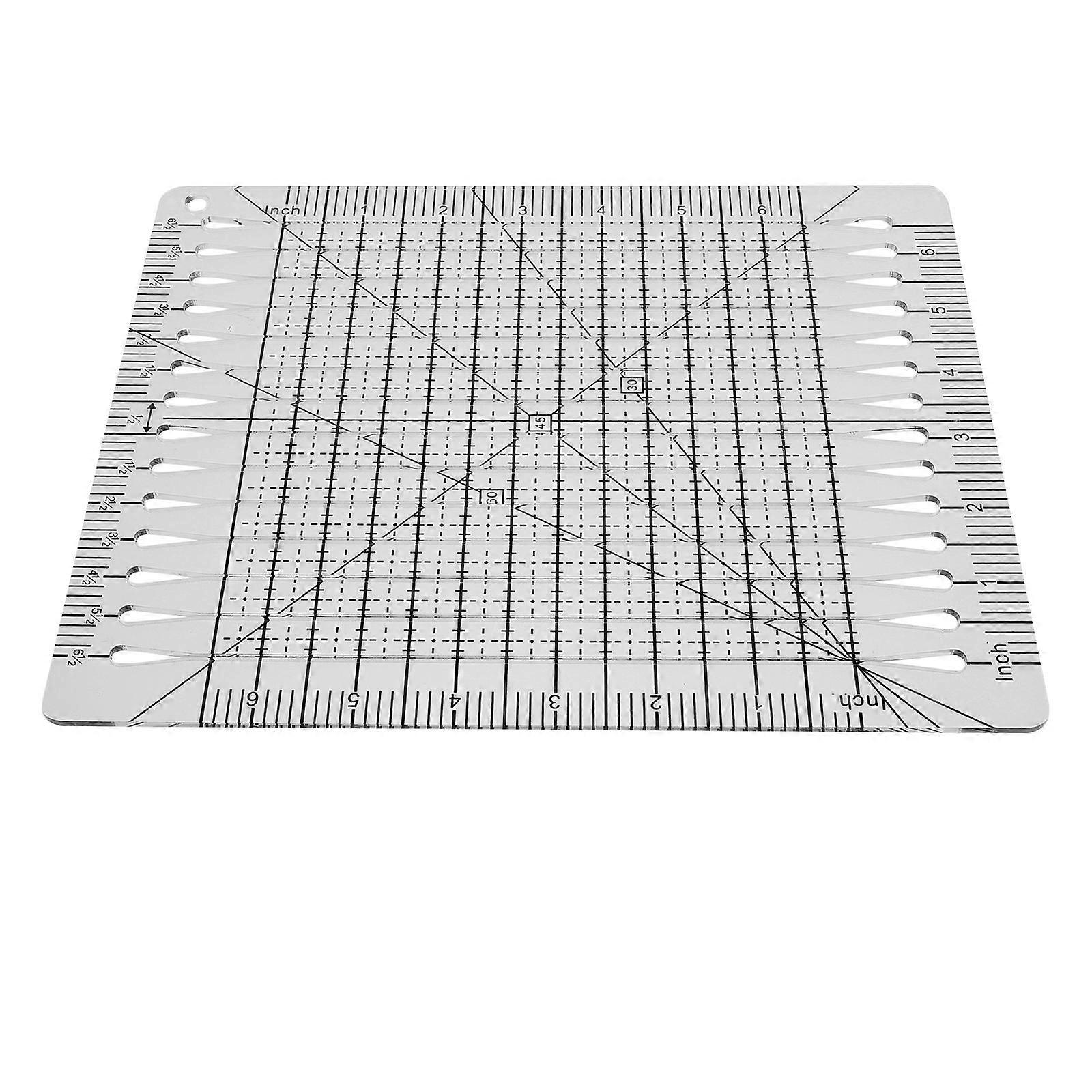Cutting Ruler Sewing Tool Transparent for Fabric Measurement