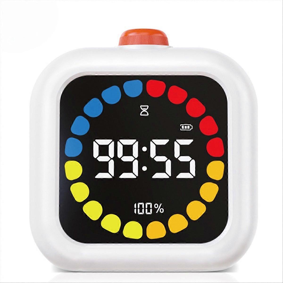 Productivity Cube Timer Flipping LED Display 4 Preset Time Dual Modes Countdown Cooking Study Mini Timer