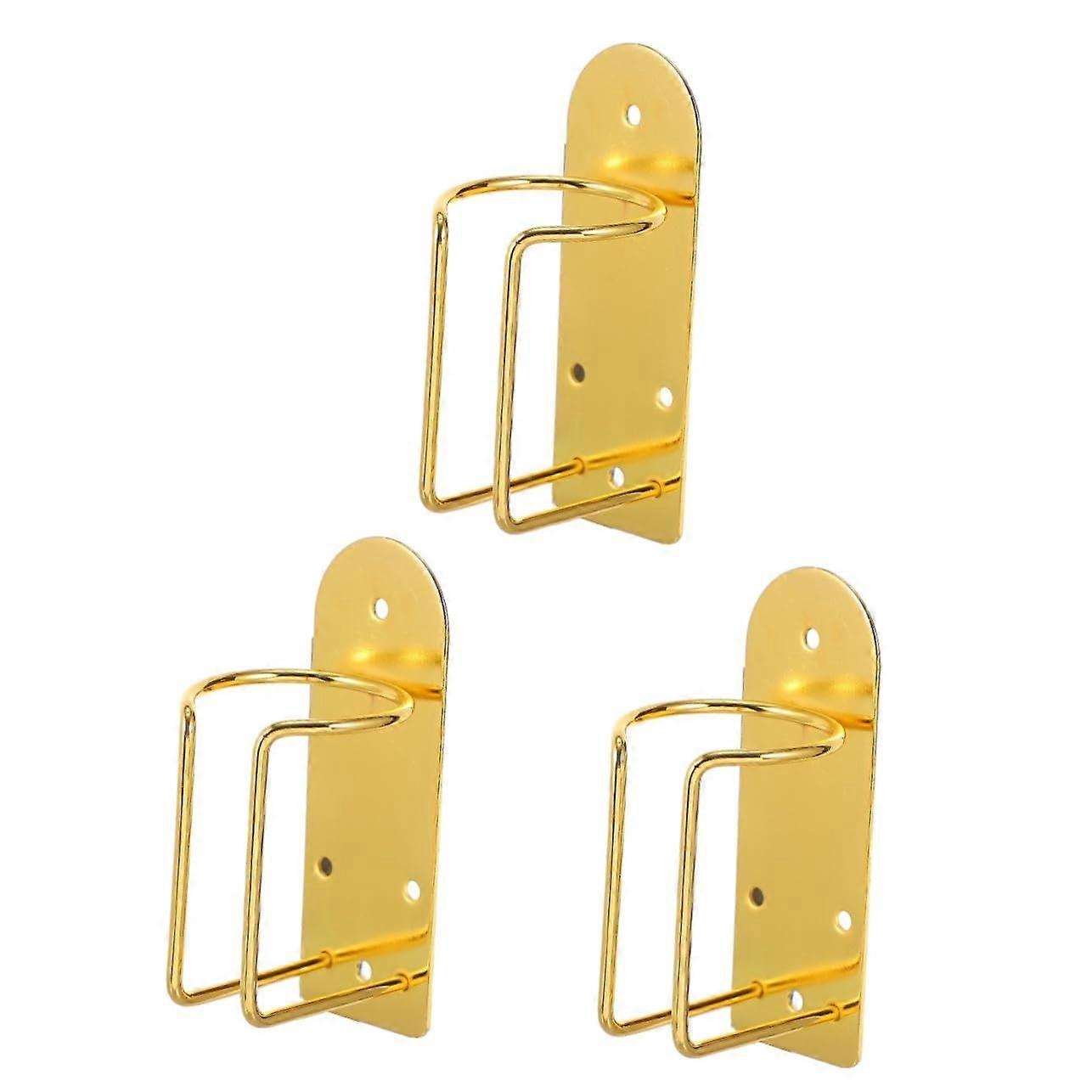 3pcs Wall Mounted Clipper Holder Set for Barbers, RustResistant Iron Stand with Easy Access
