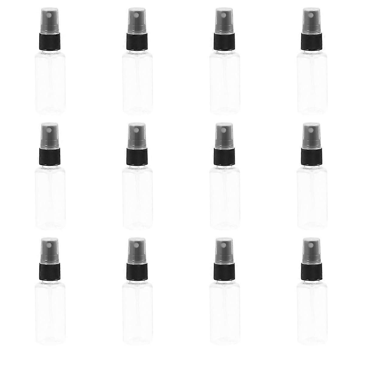 12 Pcs Travel Spray Bottles Mini Refillable Perfume Atomizers with Fine Mist for Fragrance Cosmetics