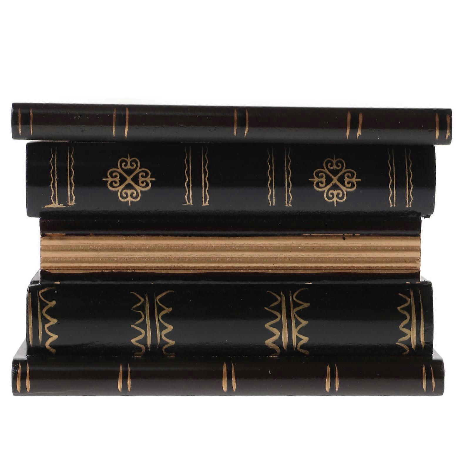 False Book Box Wood Book Shape Storage Box for Storage 1 Piece