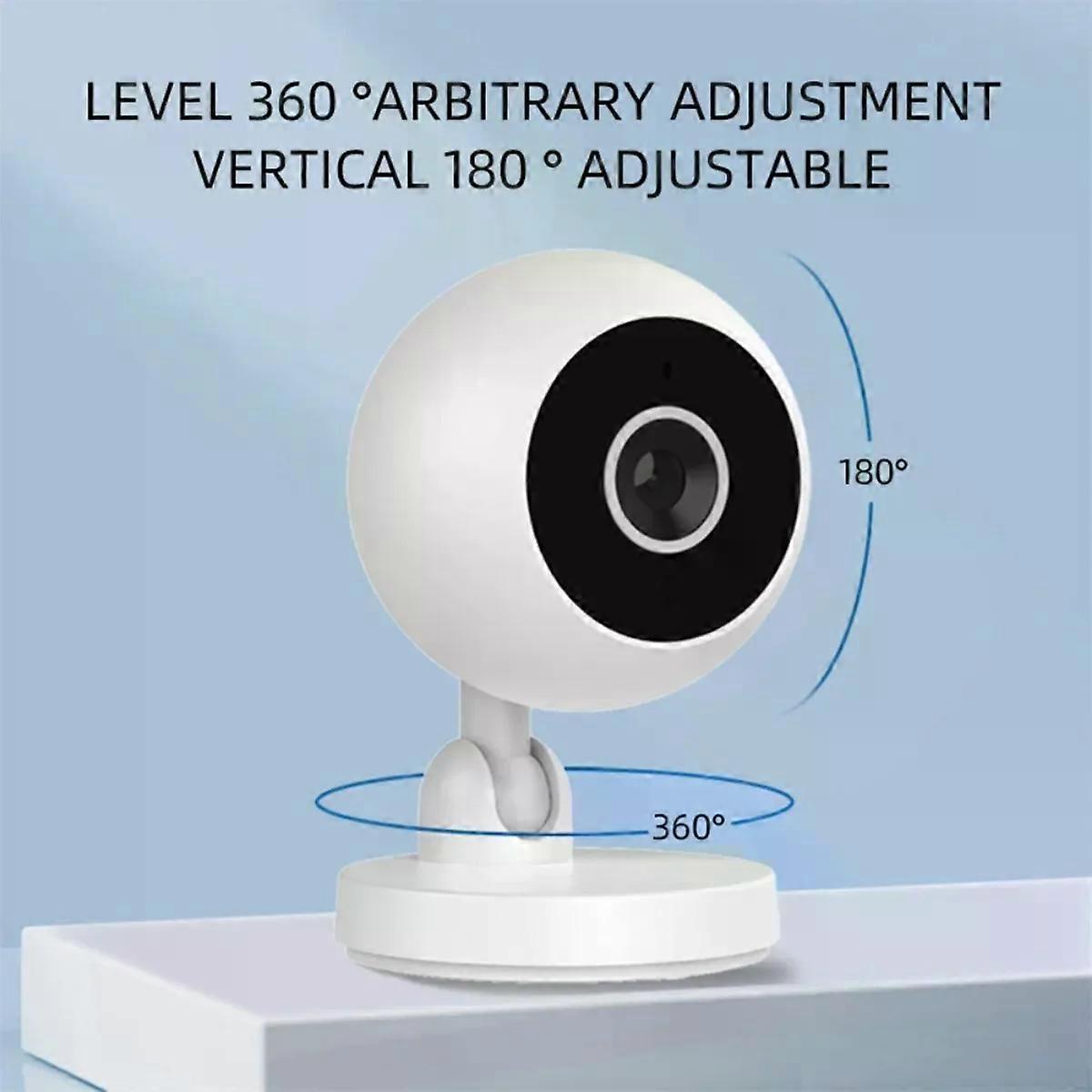 Smart 1080p Security Camera Wi-Fi Smart Home 3MP HD Real-time APP Alerts 2-Way Audio Motion Tracking for Baby & Pet Monitor