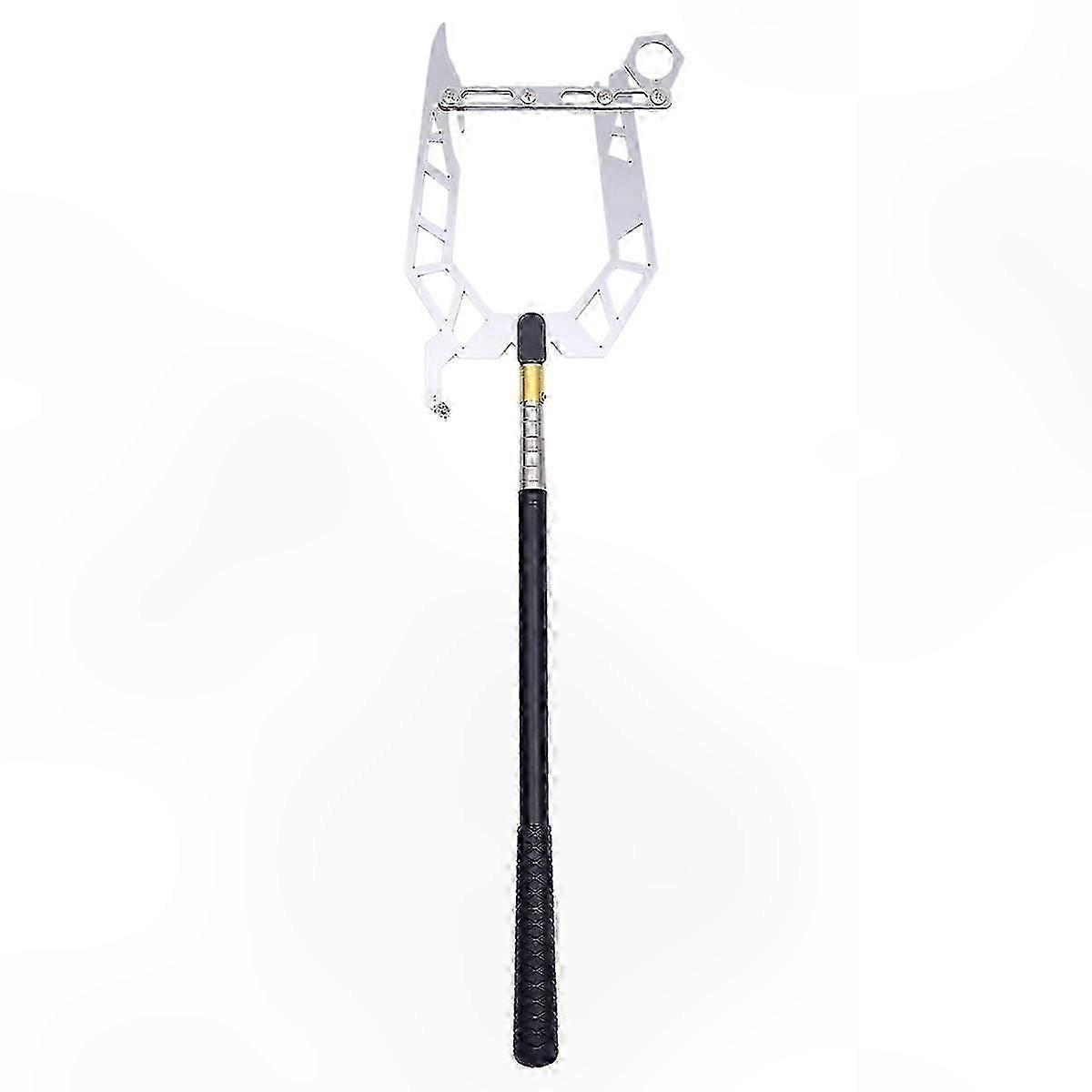 Telescoping Dock Hook for Boating - Multi-Functional Long Reach Tool for Mooring Lines and Cable Guidance