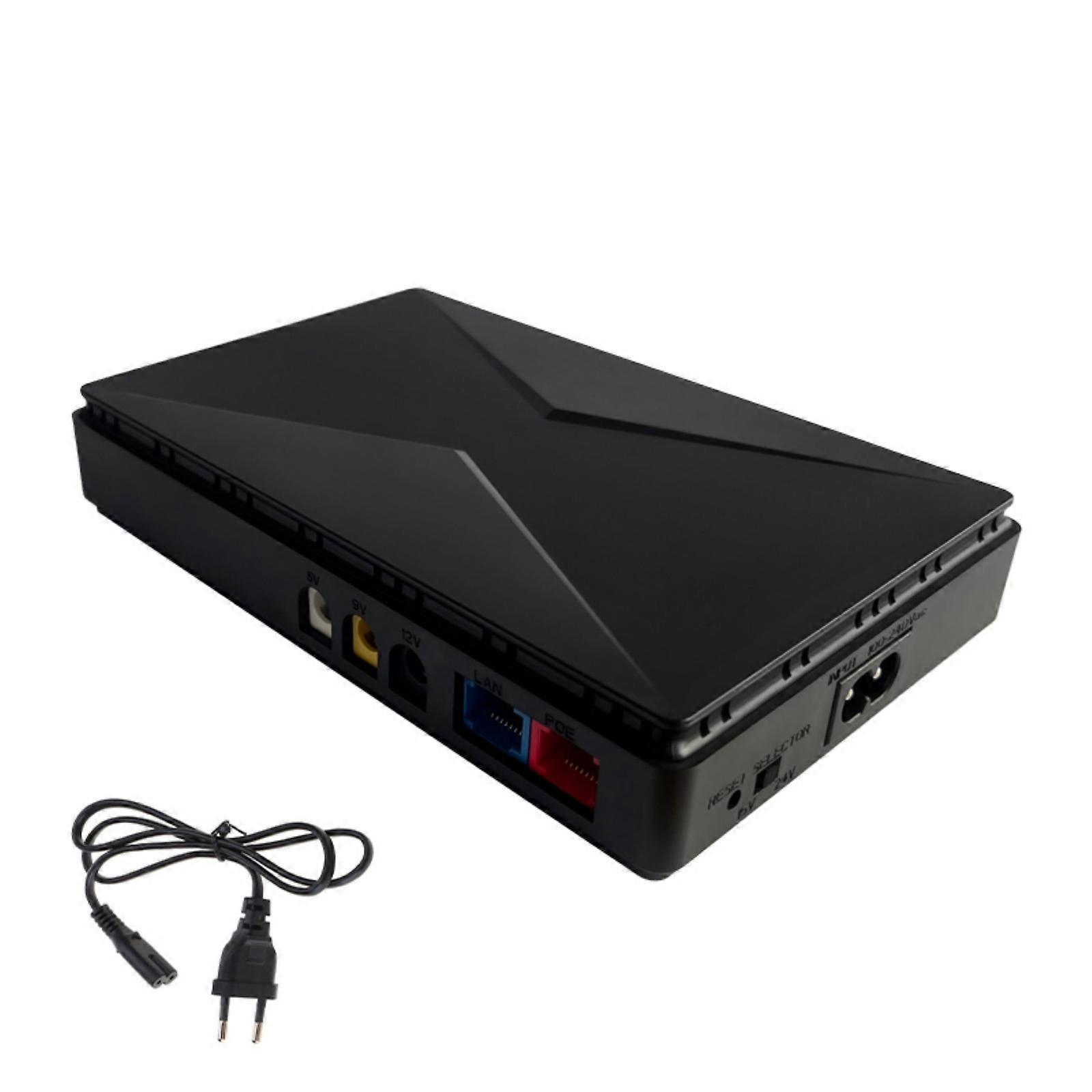 Efficient DC5V9V12V UPSBattery Backup for Maintaining Networking Stability in Power Outages Multiple Output Interfaces Multicolor