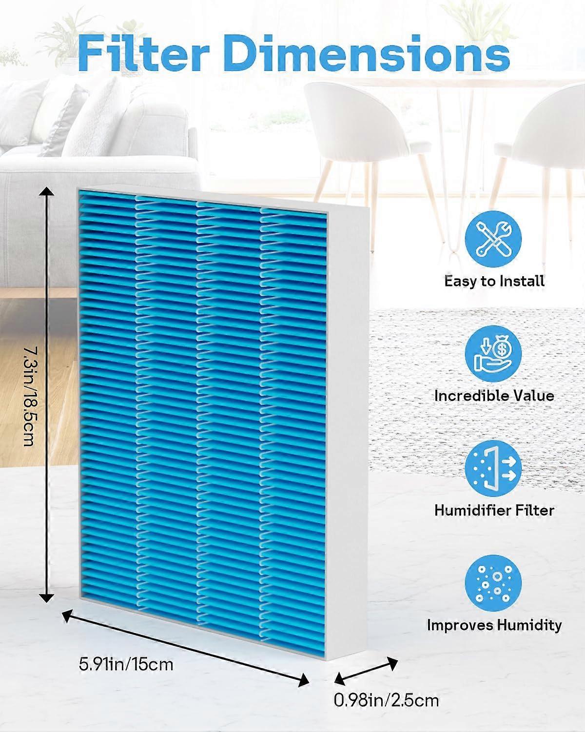 Levert 6000S Intelligent Evaporative Humidifier - 12 Sponge Filters