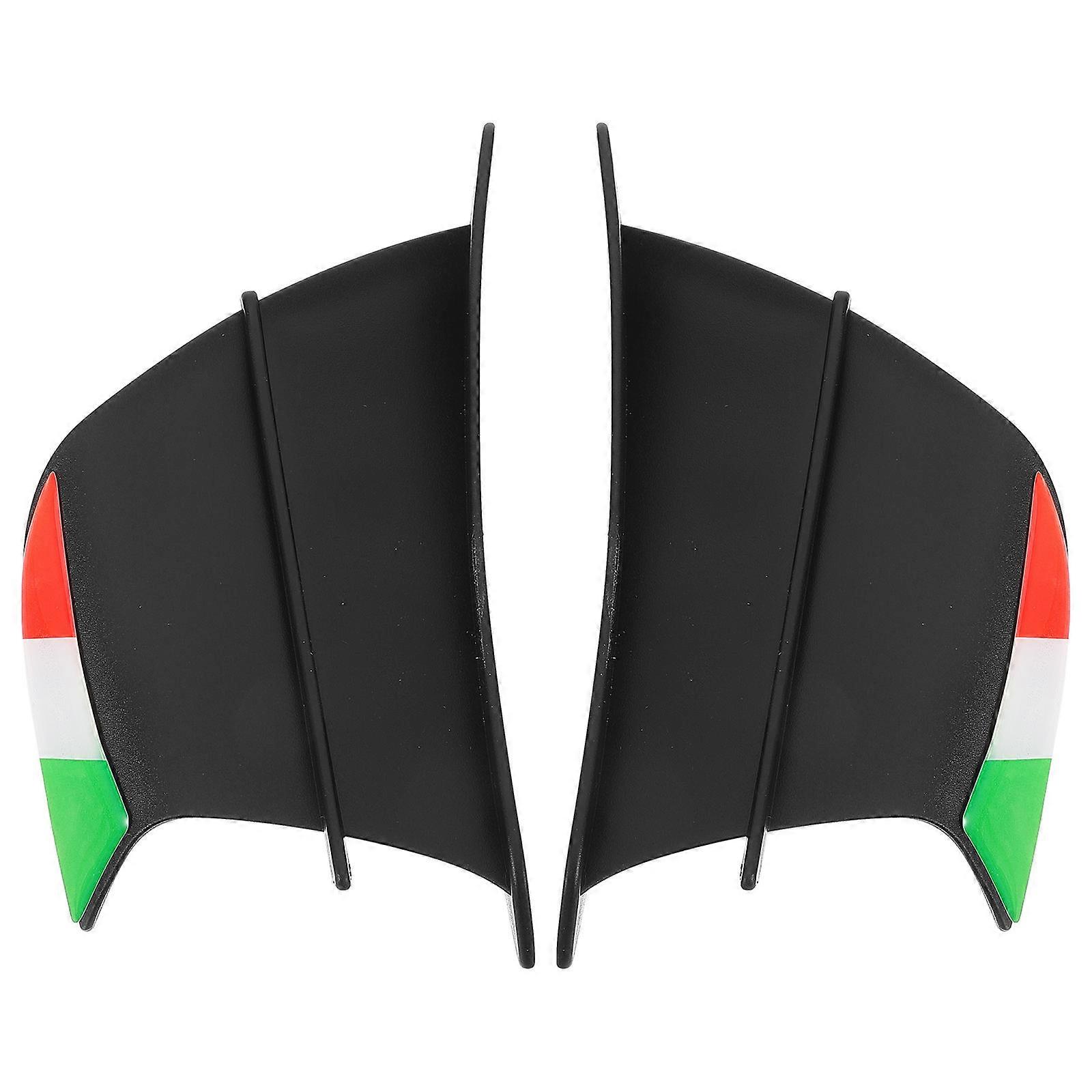 Motorcycle Fairing Decorative 2Pairs Black Plastic