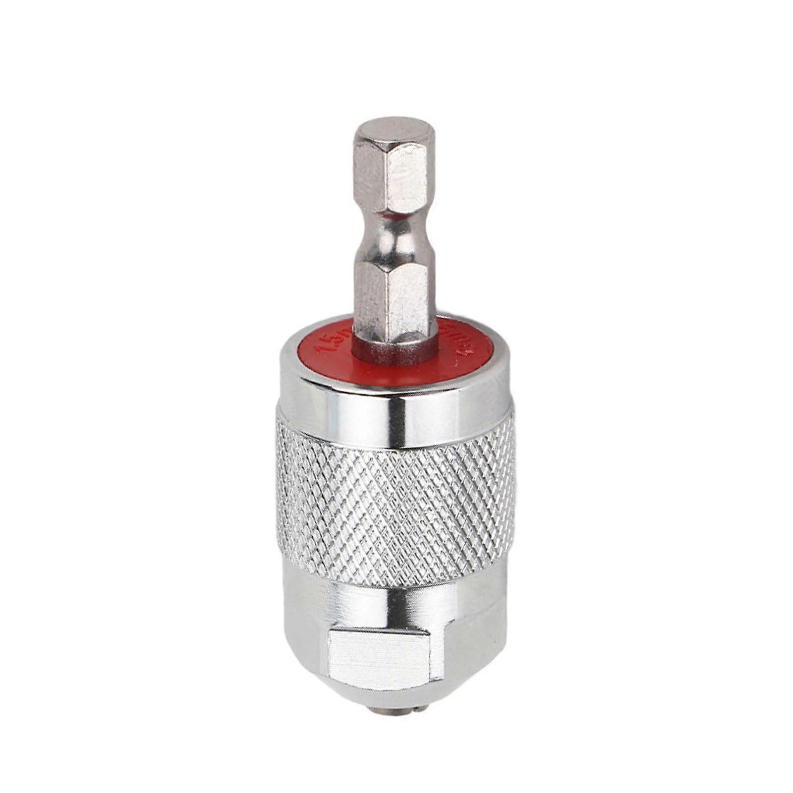 Drill Chuck Adapter with Quick Change Mechanism and Secure ThreeJaw Grip for Electric Grinder