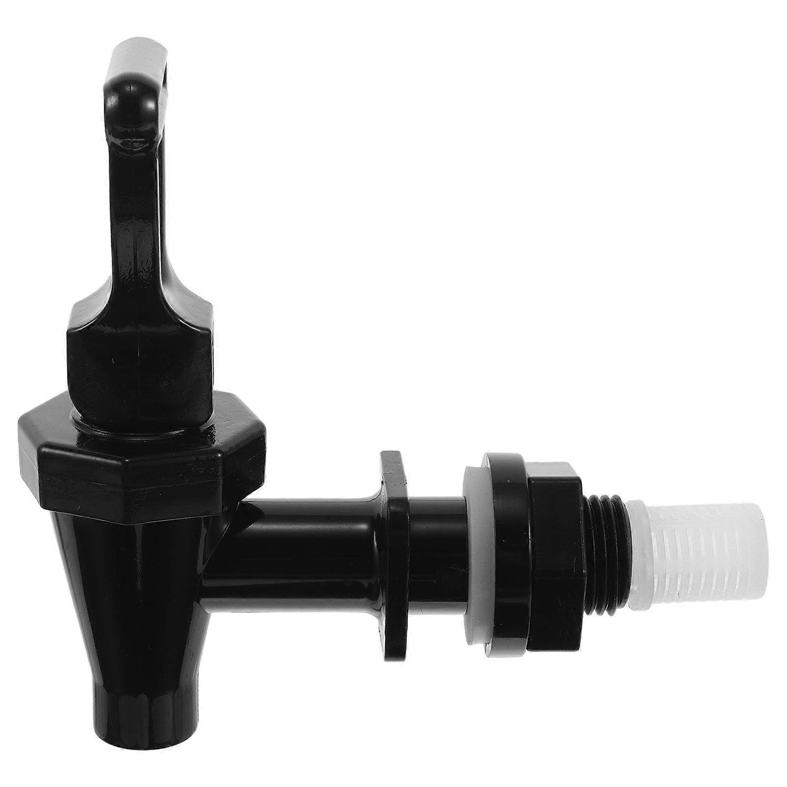 Black Replacement Spigot for Beverage Dispenser for Coffee Jar