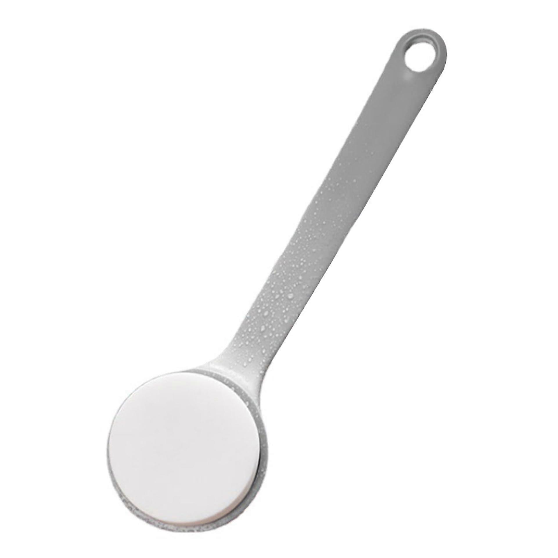 Back Lotion Applicator with Long Handle NonSlip Grip for Even Cream and Sunscreen Application White