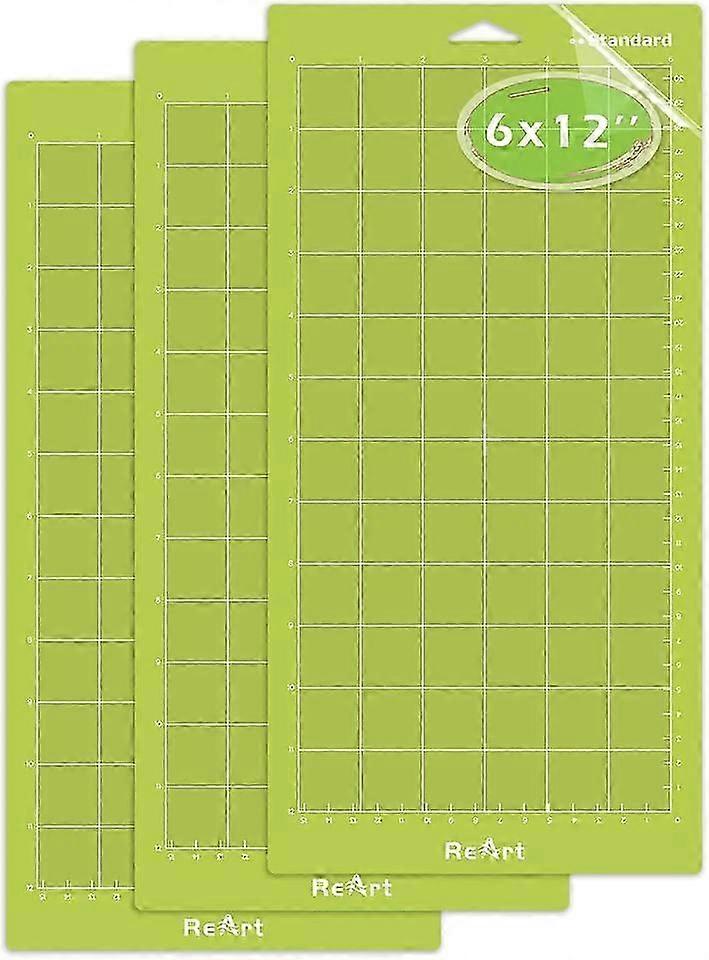 3pcs Adhesive Cutting Mat, Standard Grip 6x12 Inch for Expression Machine