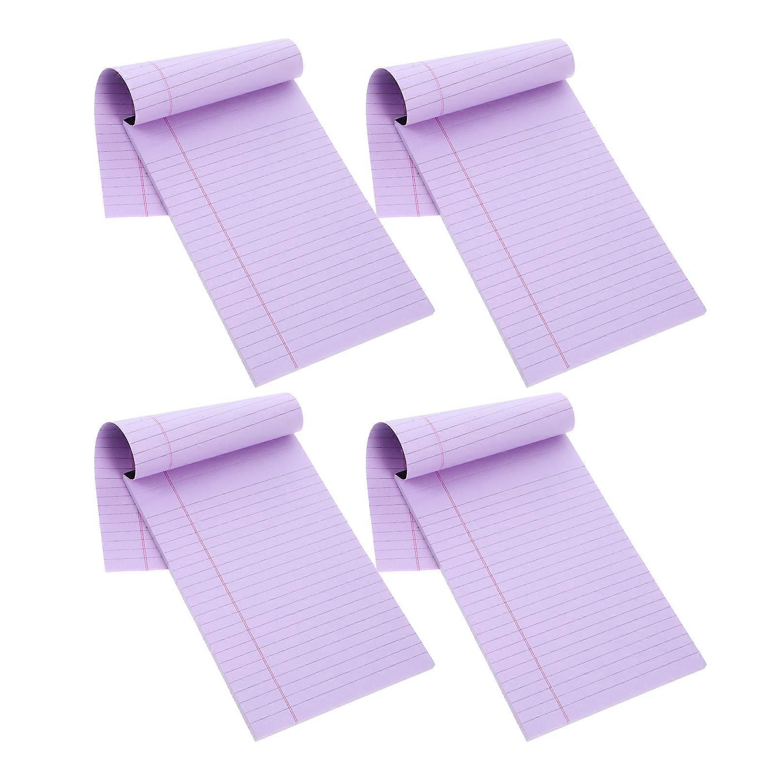 Lined Notepad Note Pad for Daily Use 8Pcs Purple Ruled Memo Notebook