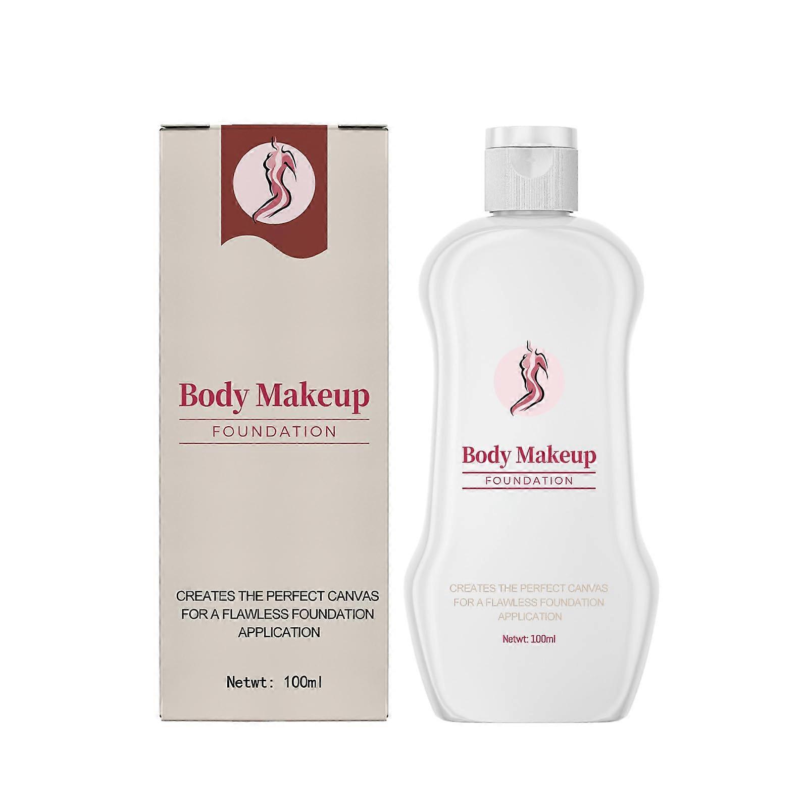 Liquid Foundation 100ml Full Coverage Waterproof Hydrating Makeup for Blemish Concealing