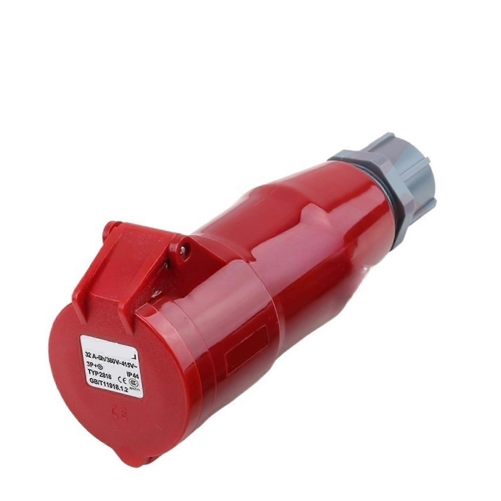 Industrial Power Connector TYP2818 32A 4 Pin Socket 380V  Current Durable Design